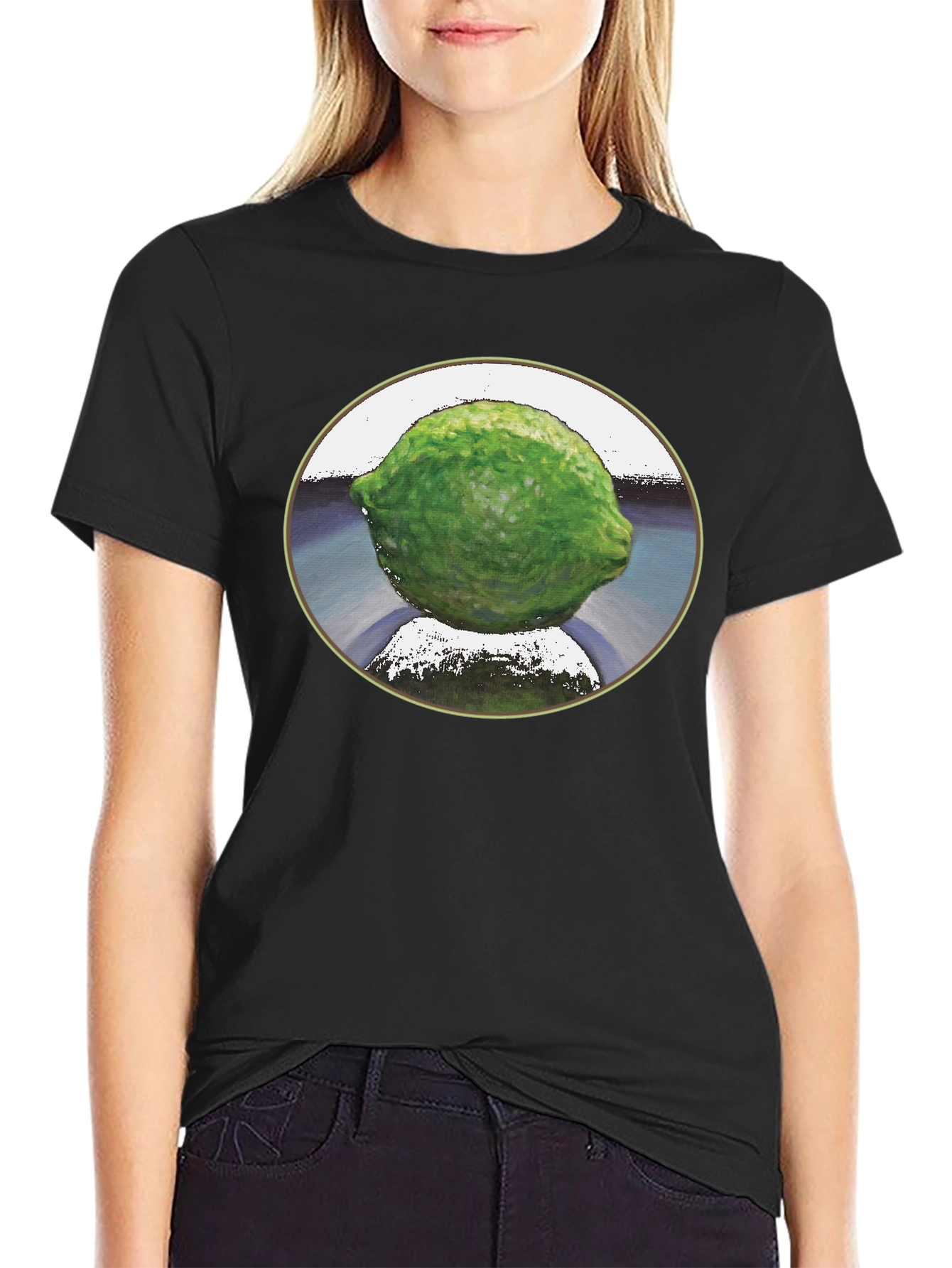 Lime Graphic Tee - Fresh & Fun