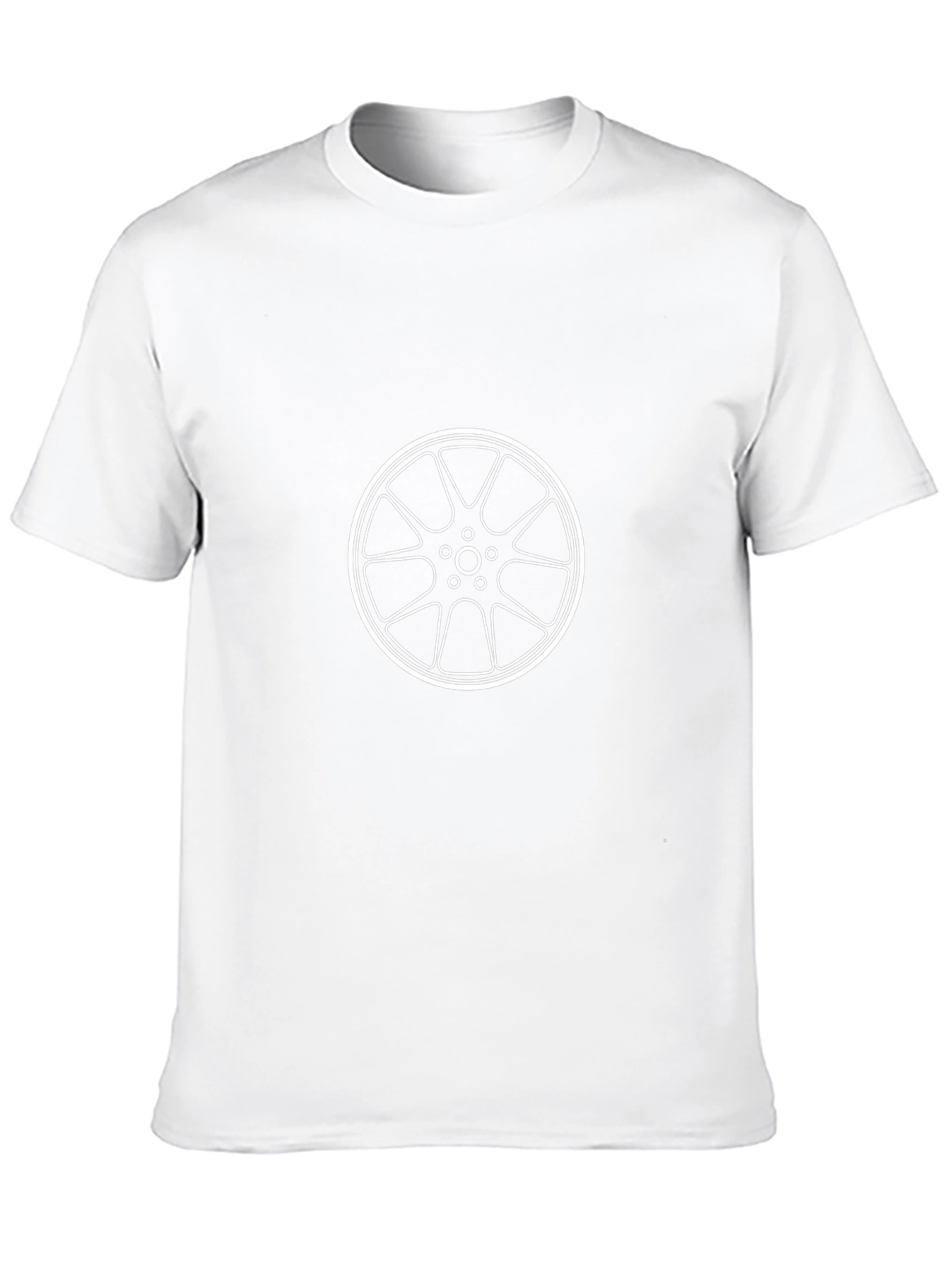 Rim Design Black T-Shirt