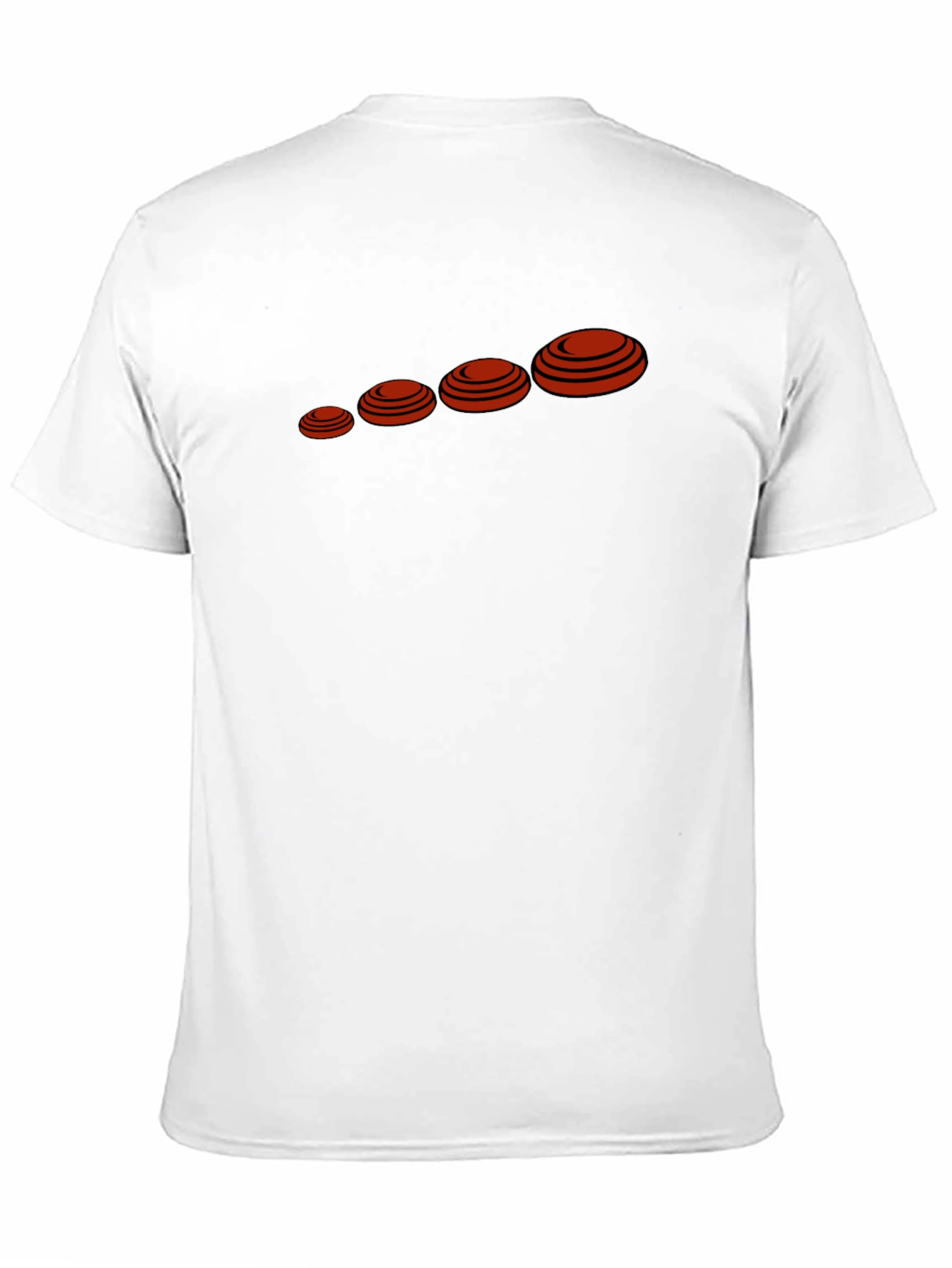 Mens Black Clay Target Graphic Tee