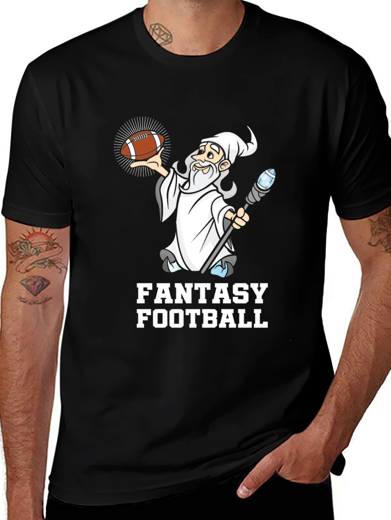 Fantasy Football Wizard T-Shirt
