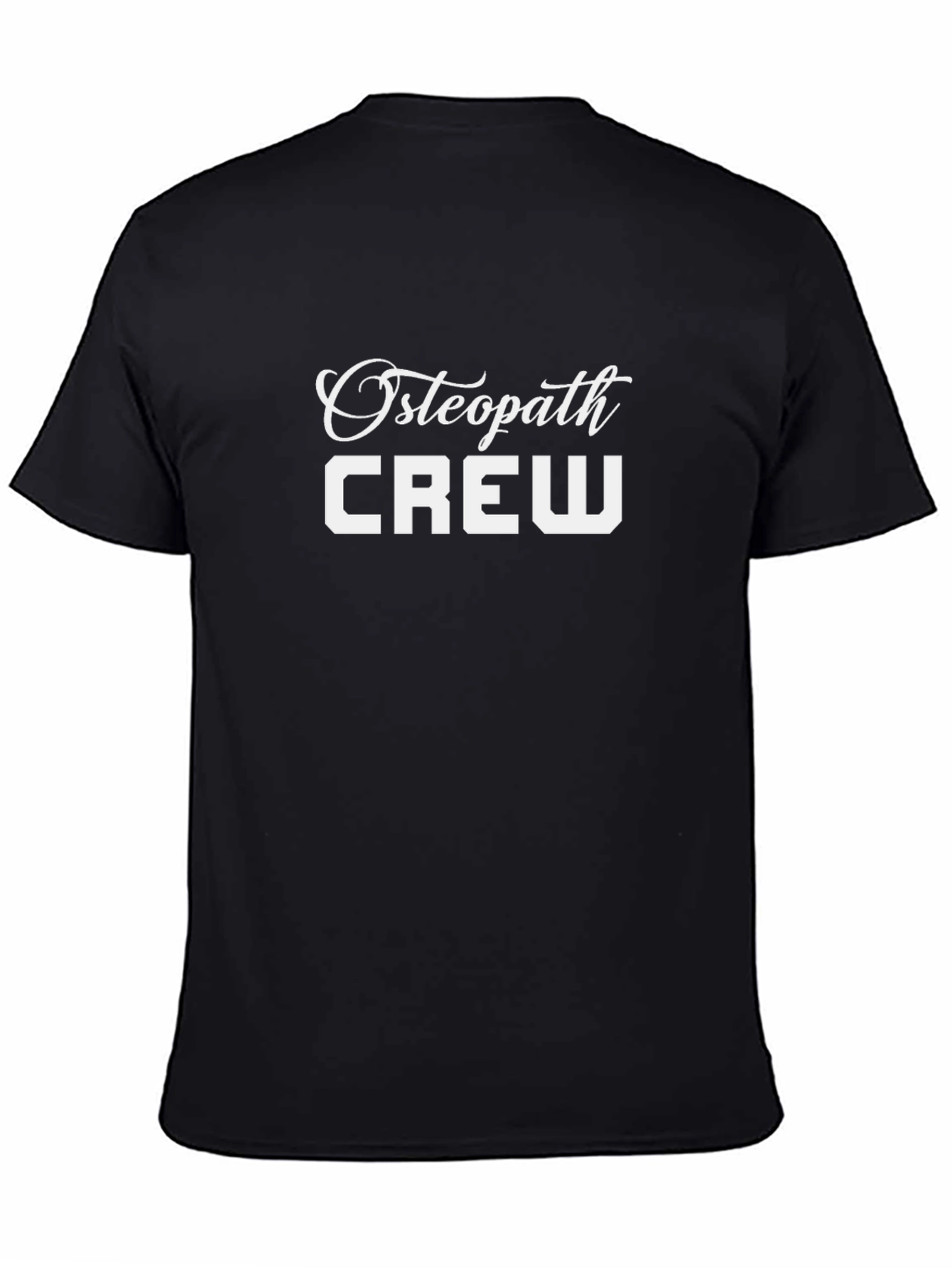 Osteopath Crew Graphic T-Shirt - Black
