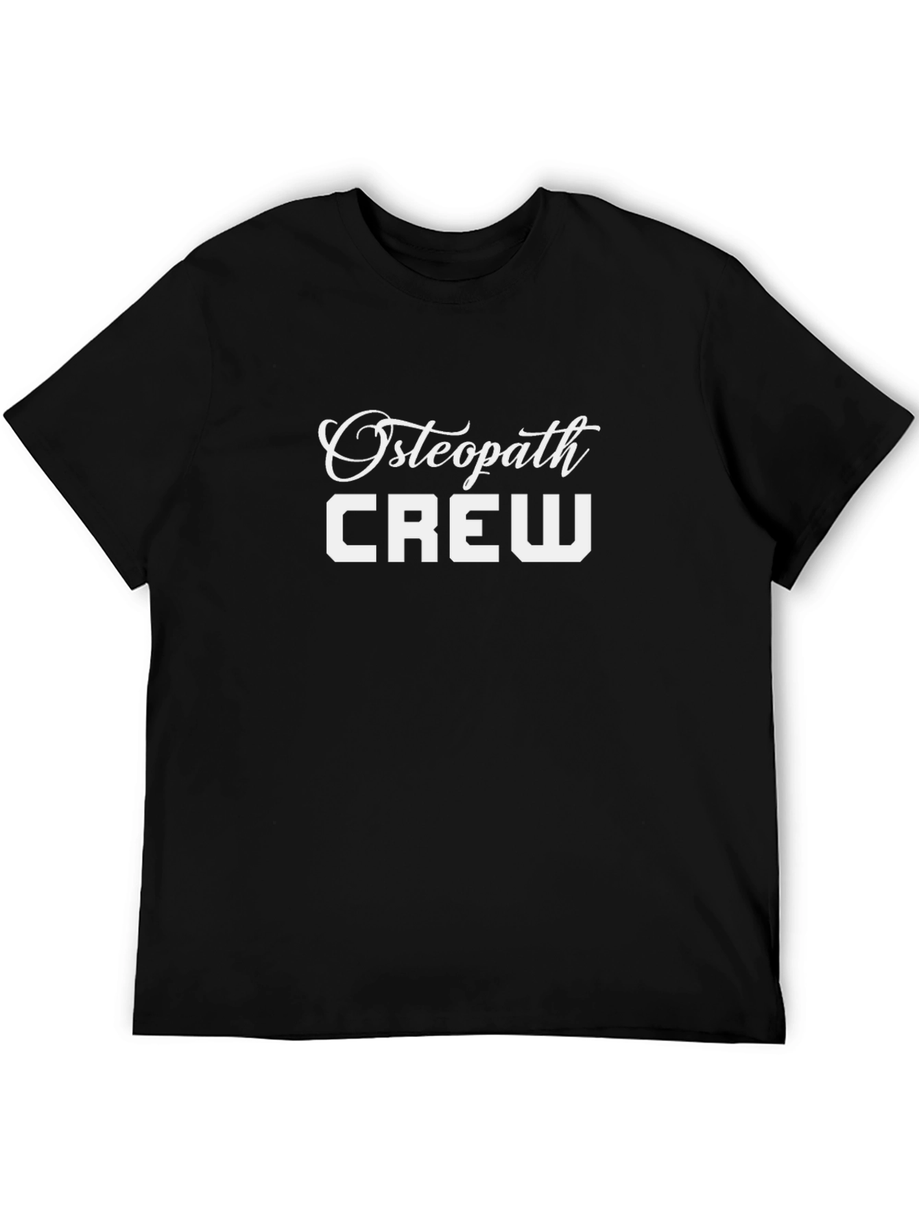 Osteopath Crew Graphic T-Shirt - Black