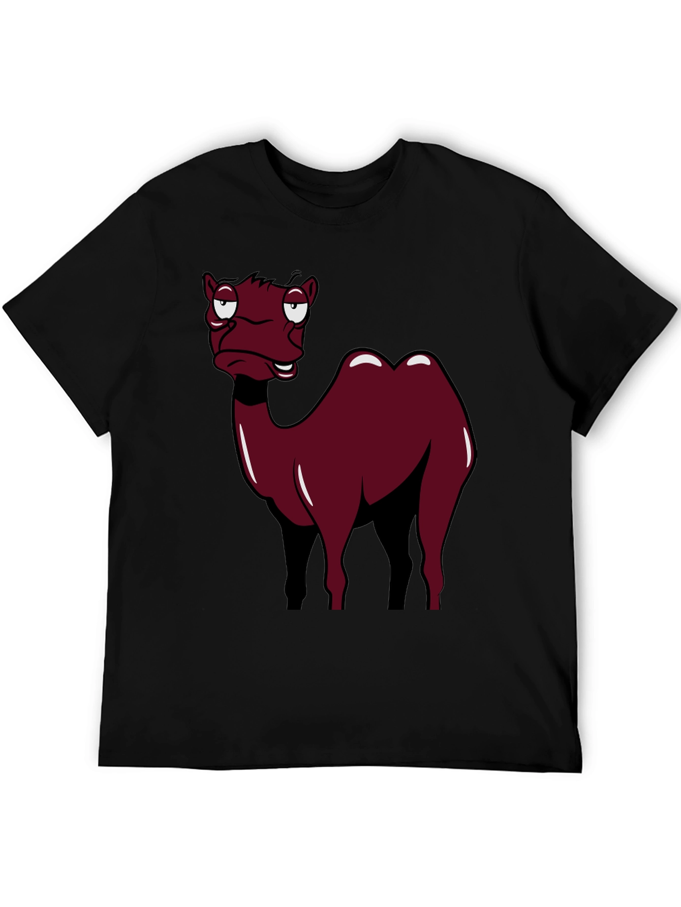 Camel Cartoon Graphic T-Shirt