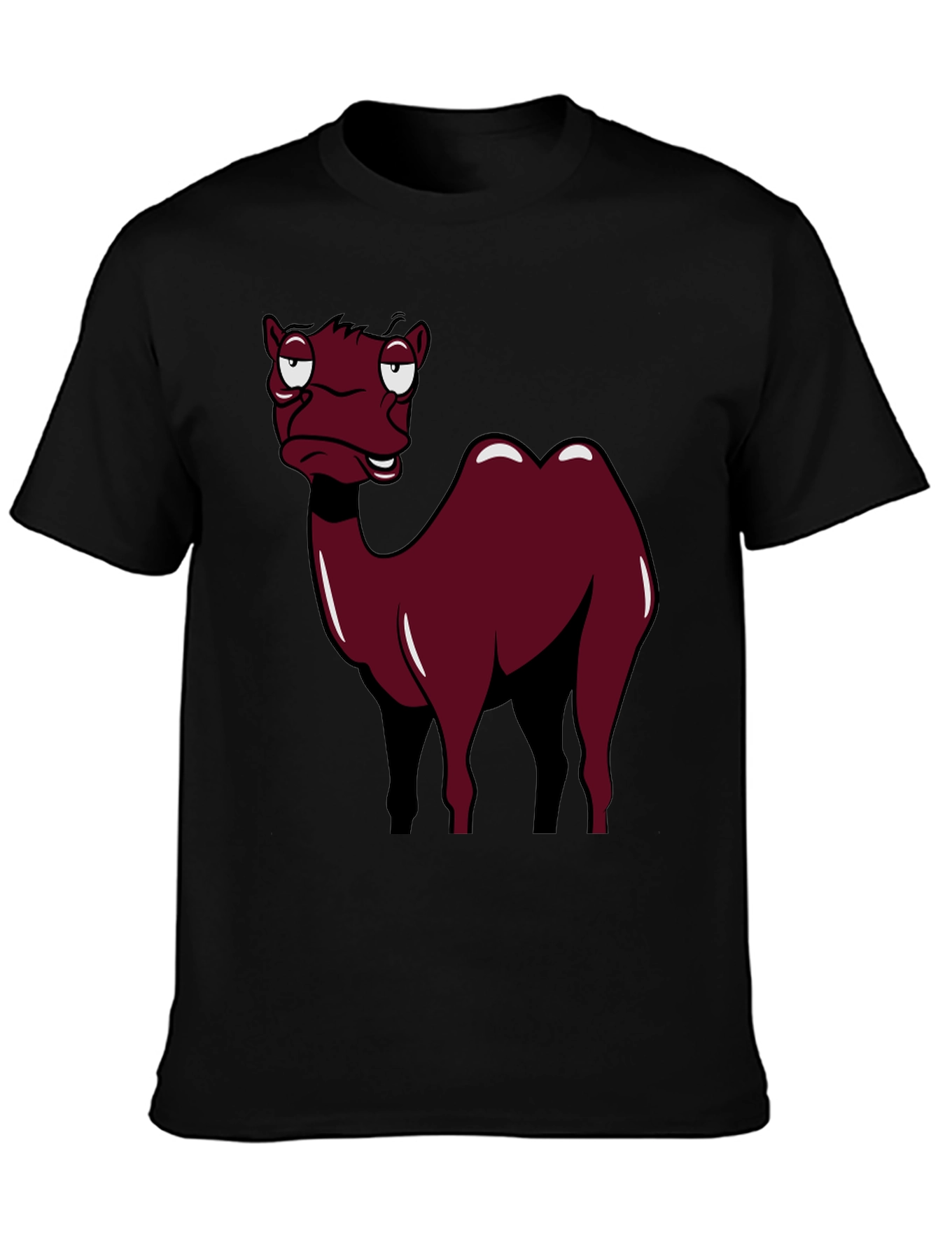 Camel Cartoon Graphic T-Shirt