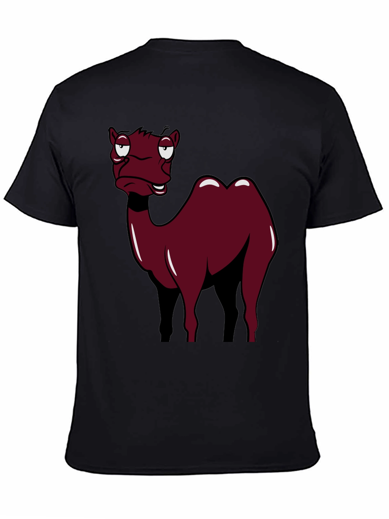 Camel Cartoon Graphic T-Shirt