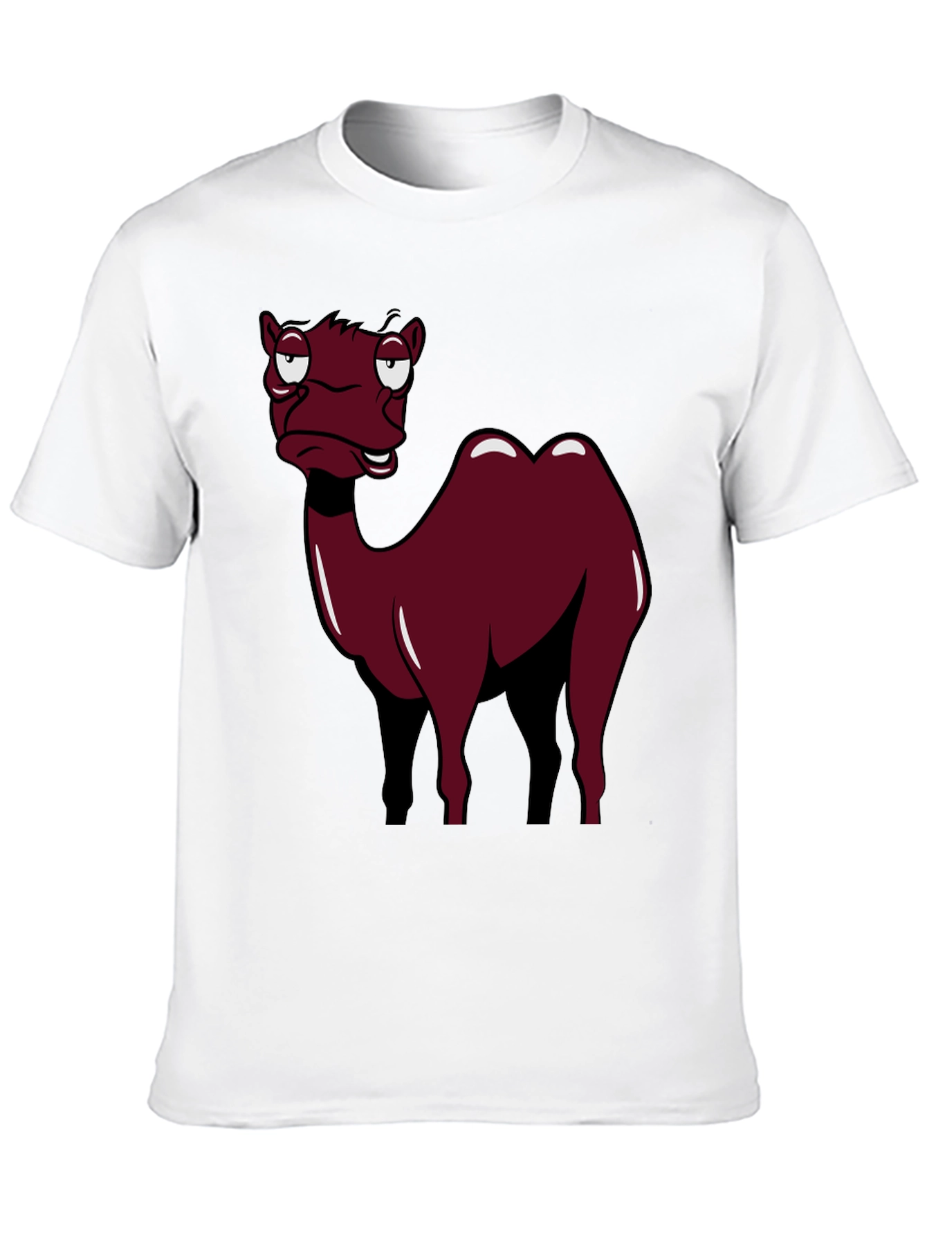 Camel Cartoon Graphic T-Shirt