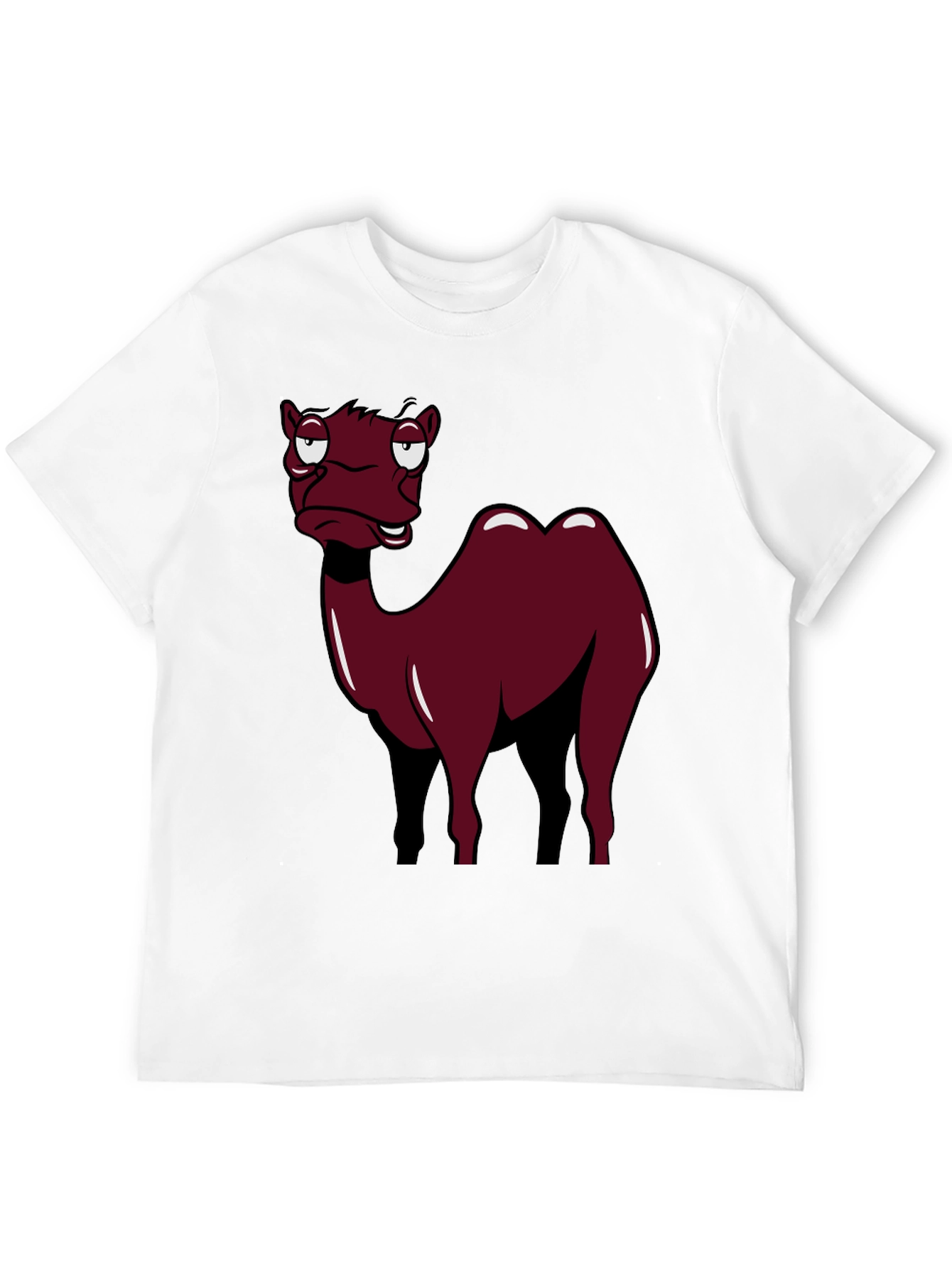 Camel Cartoon Graphic T-Shirt