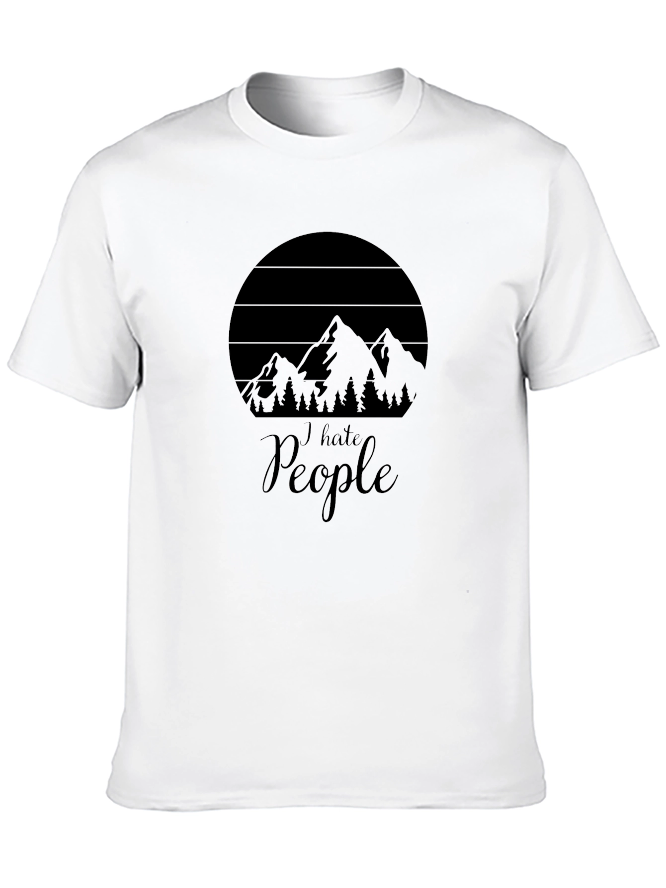 I Hate People T-Shirt - Mountain Design