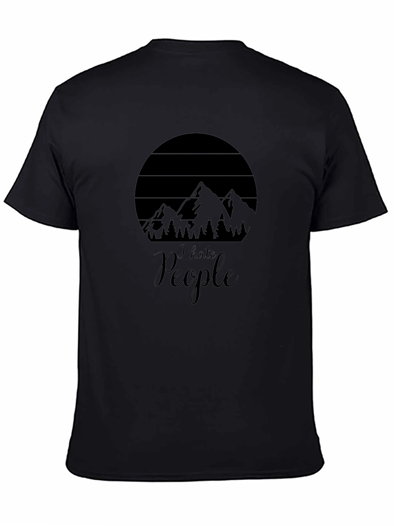 I Hate People T-Shirt - Mountain Design