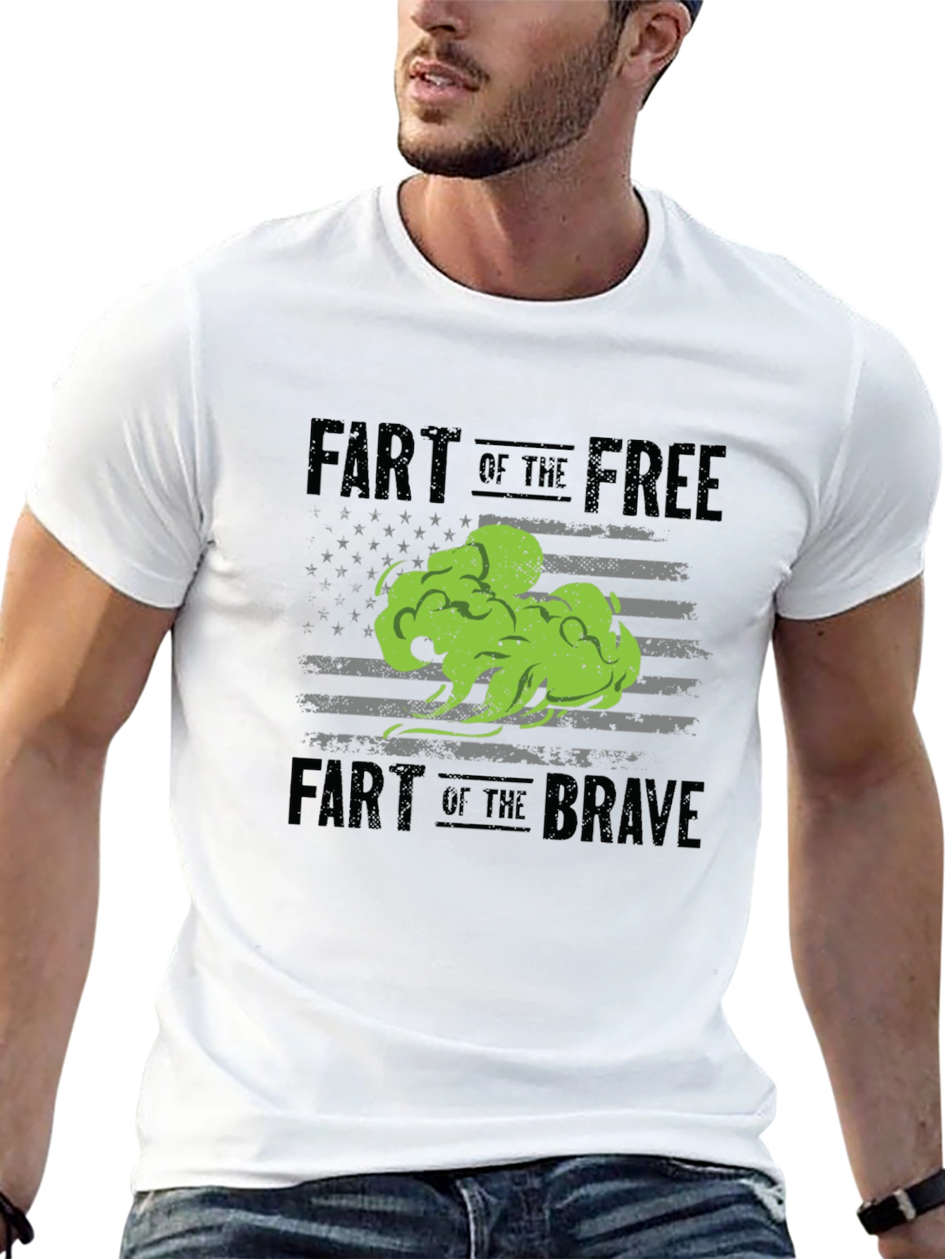 Fart of the Free T-Shirt - Patriotic Joke Tee
