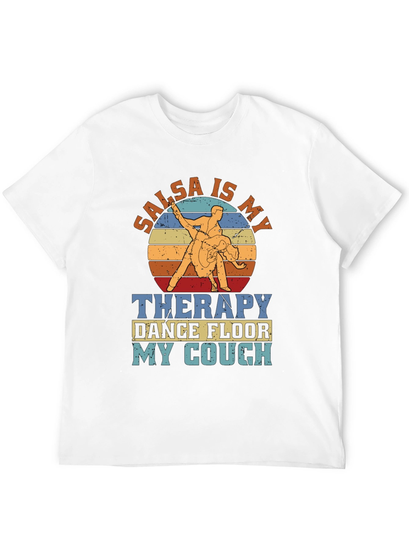 Salsa Is My Therapy Retro Dance T-Shirt