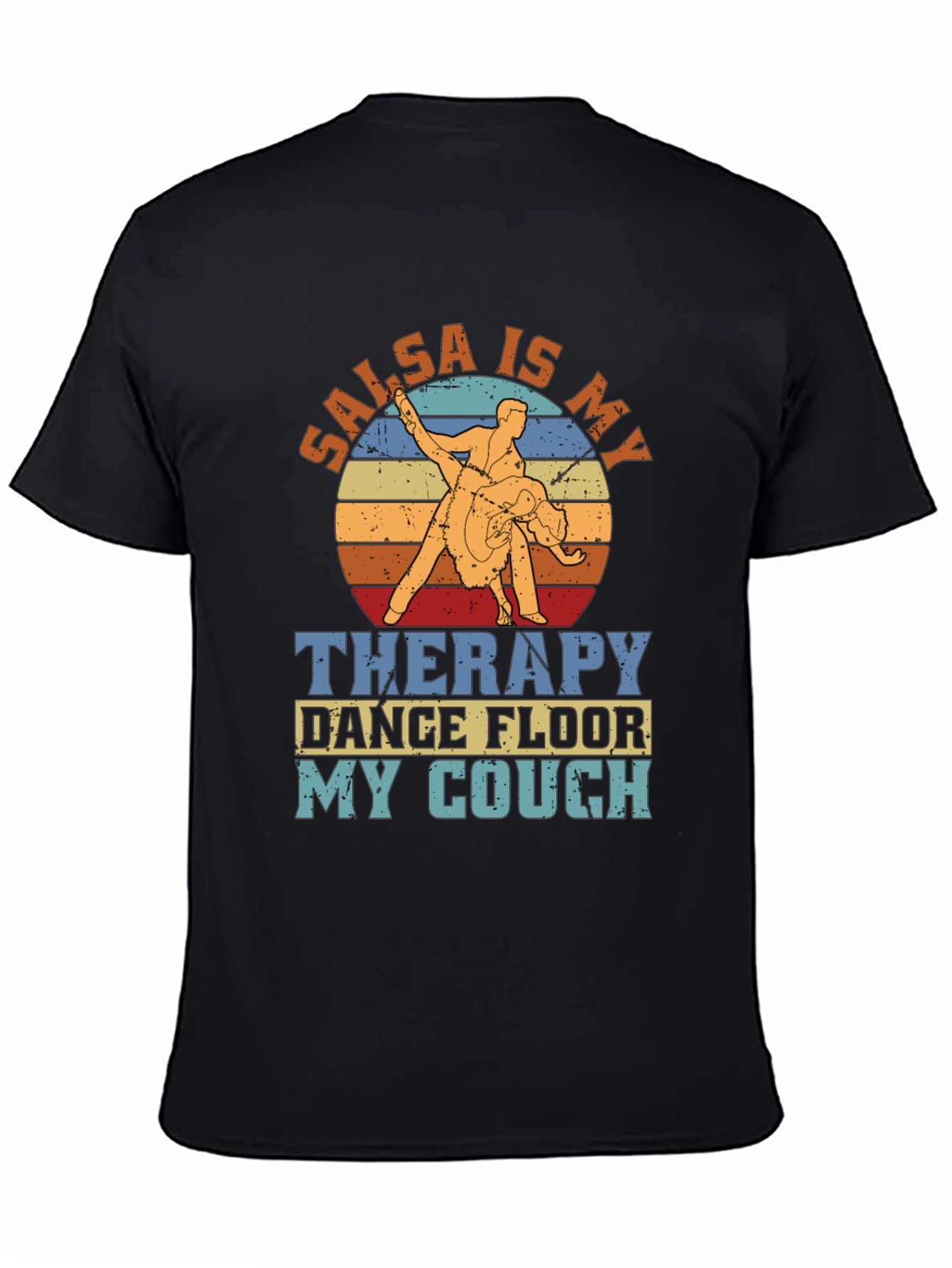 Salsa Is My Therapy Retro Dance T-Shirt
