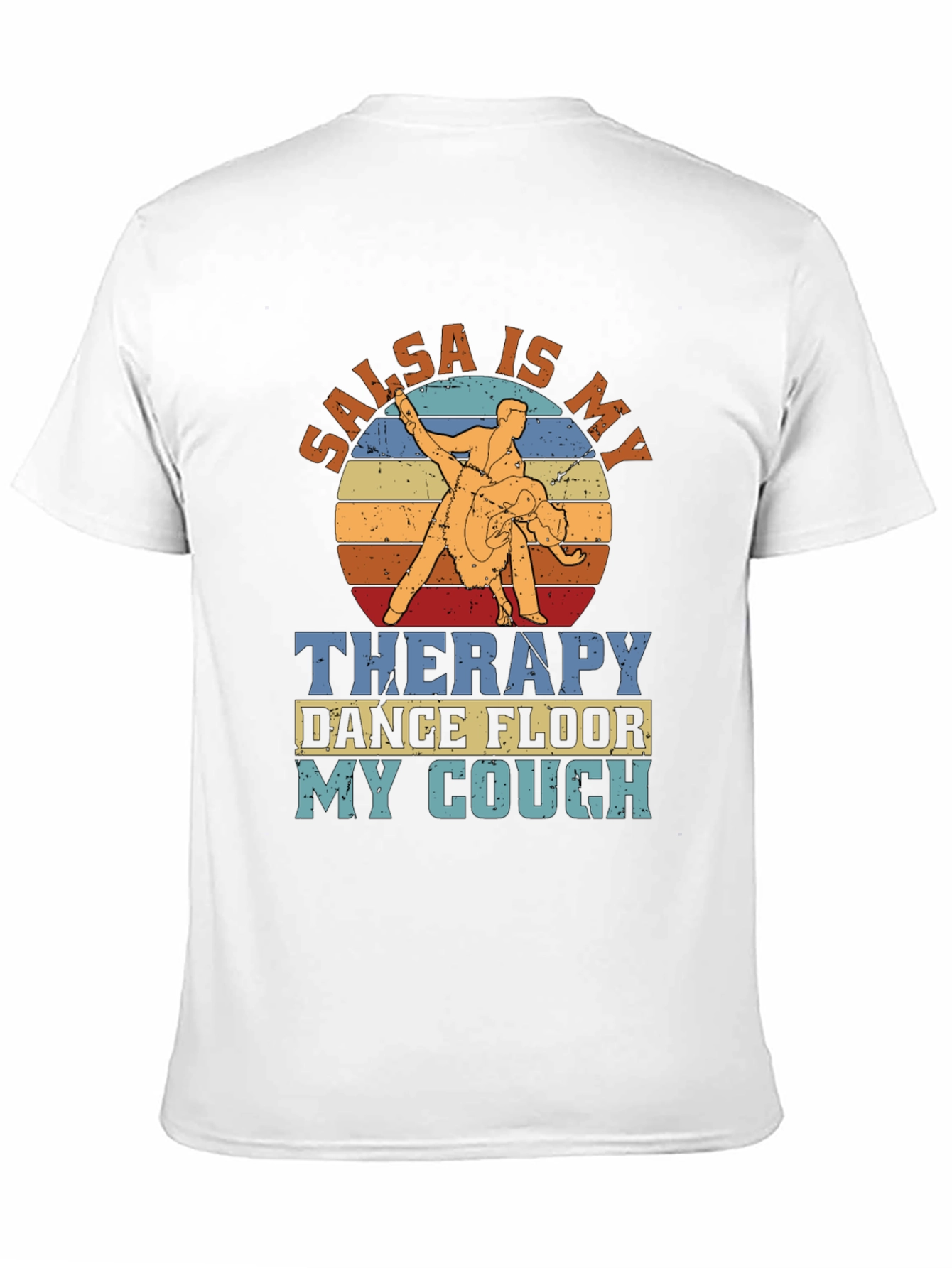 Salsa Is My Therapy Retro Dance T-Shirt