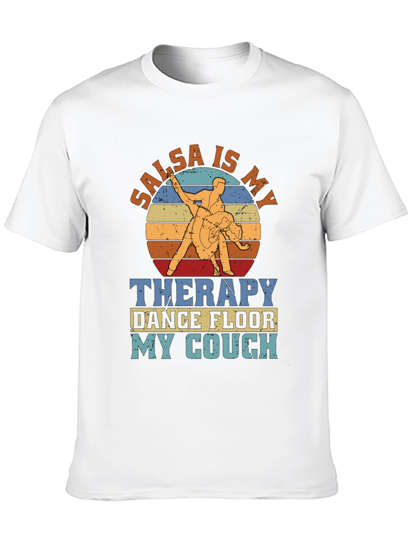 Salsa Is My Therapy Retro Dance T-Shirt