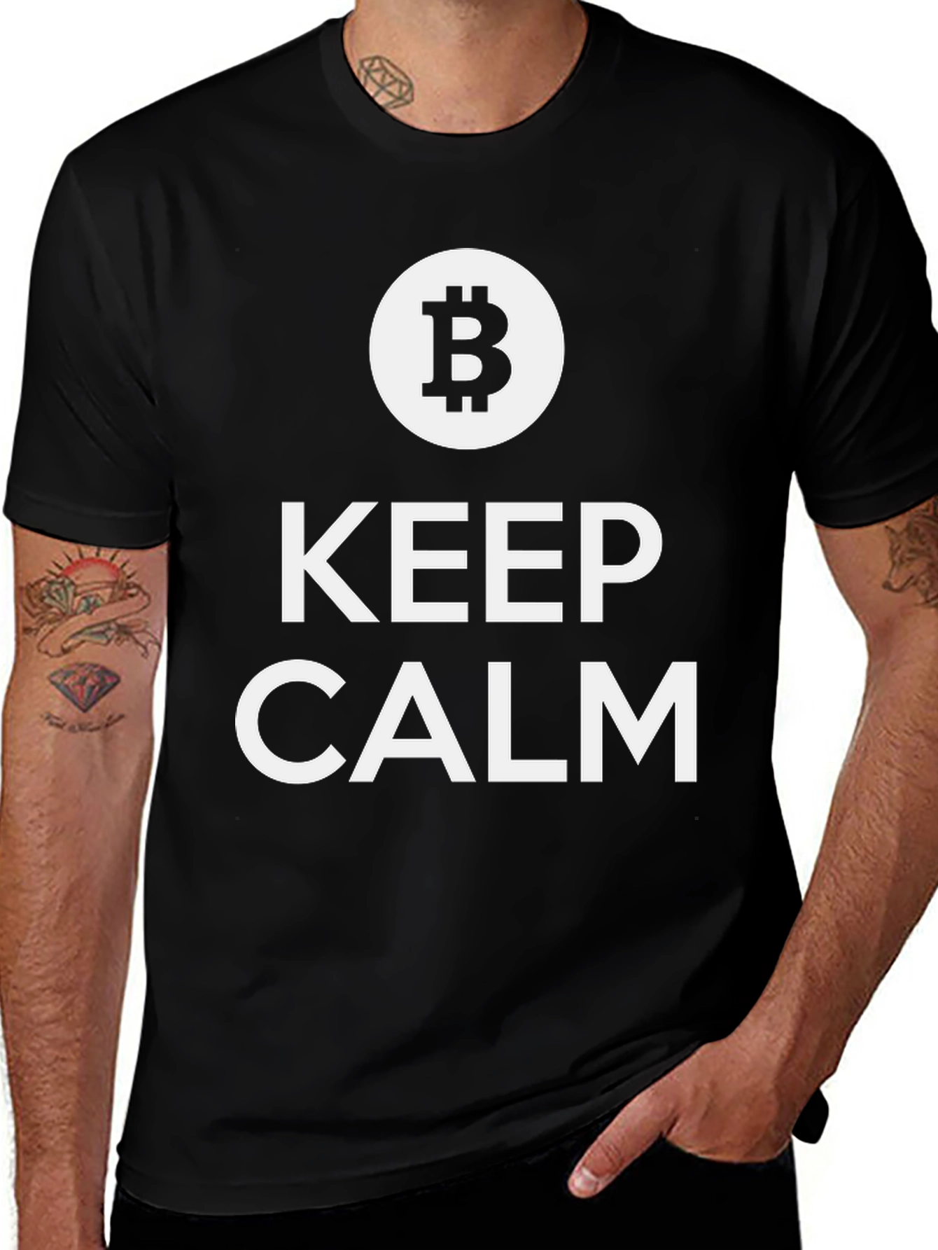 Keep Calm & Hodl Bitcoin T-Shirt