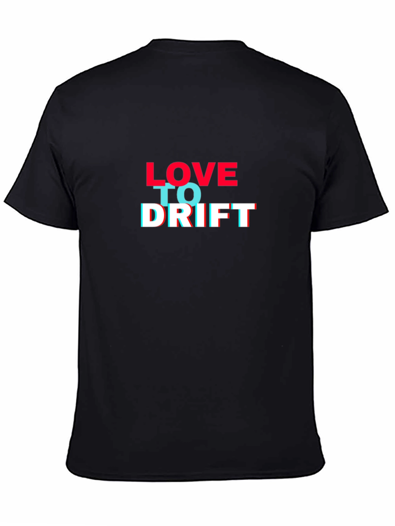 Love To Drift Graphic T-Shirt - Mens Black Tee