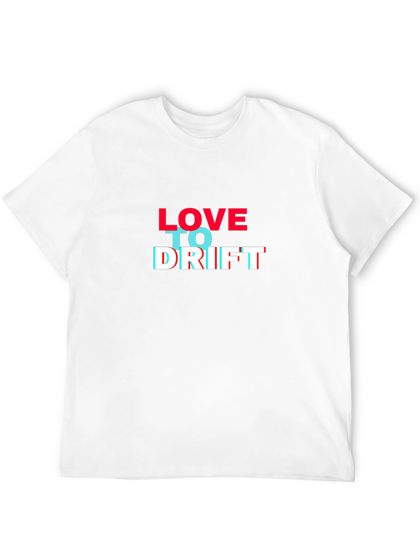Love To Drift Graphic T-Shirt - Mens Black Tee