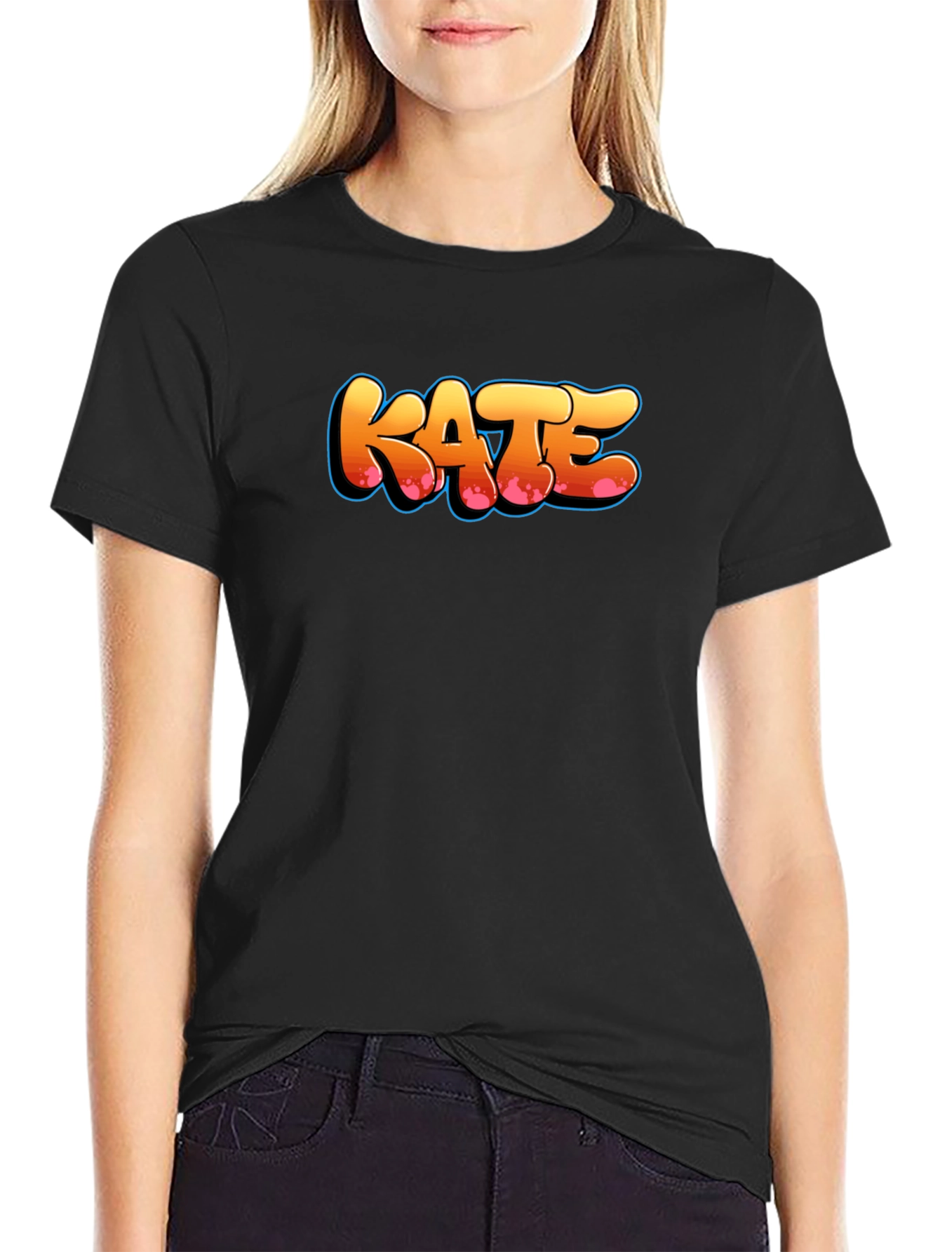 KATE Graffiti Style T-Shirt - Bold & Unique Design
