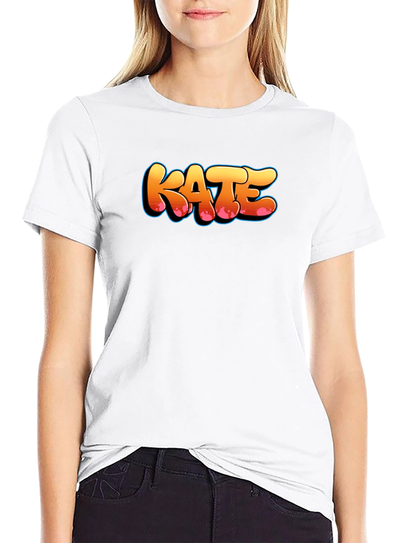 KATE Graffiti Style T-Shirt - Bold & Unique Design