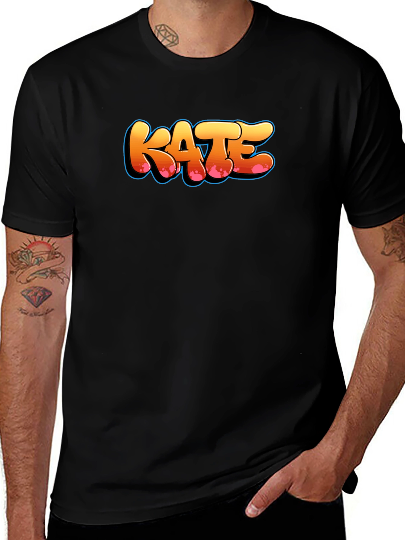 KATE Graffiti Style T-Shirt - Bold & Unique Design