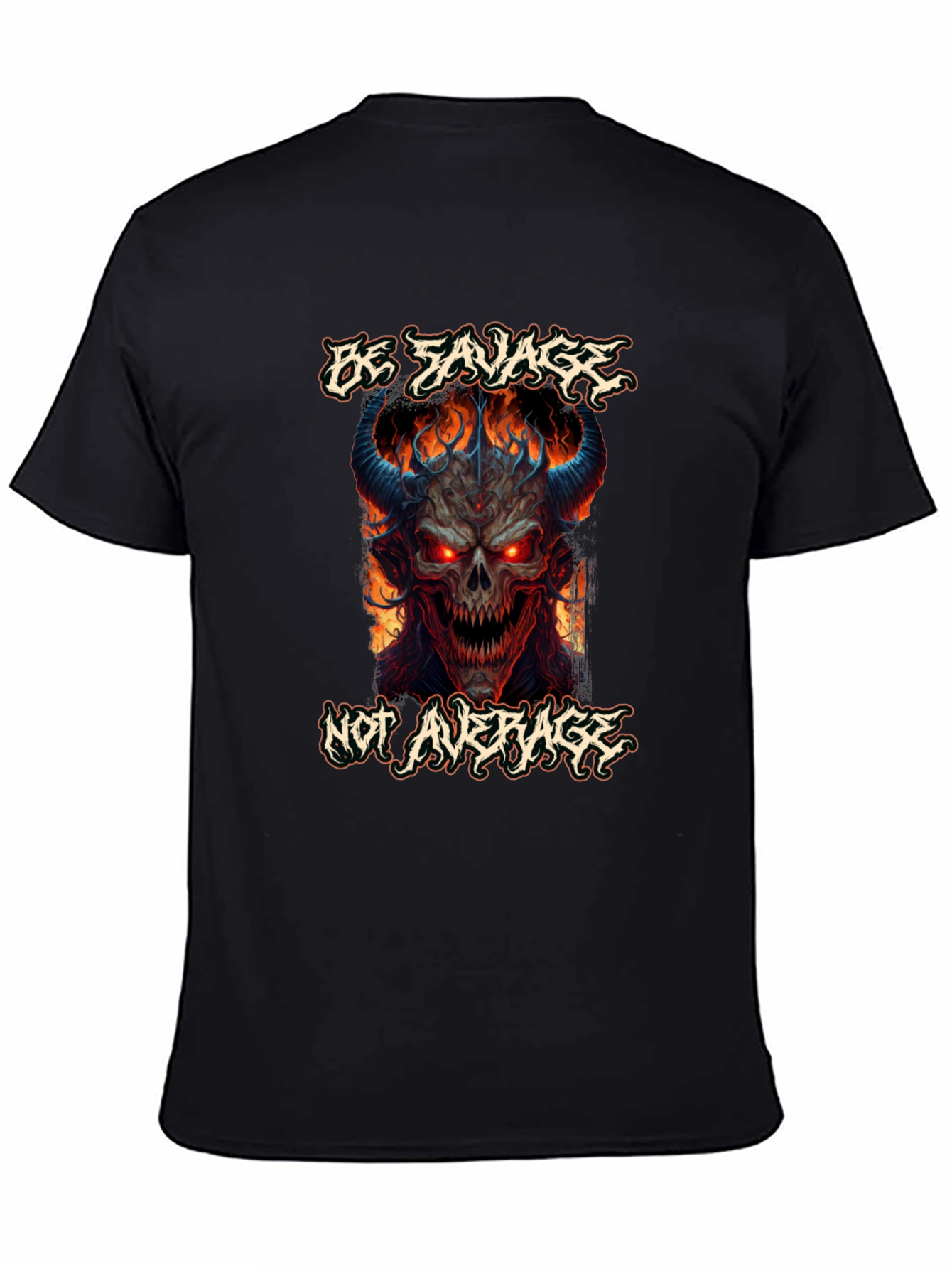 Be Savage Graphic Tee - Mens Black T-Shirt