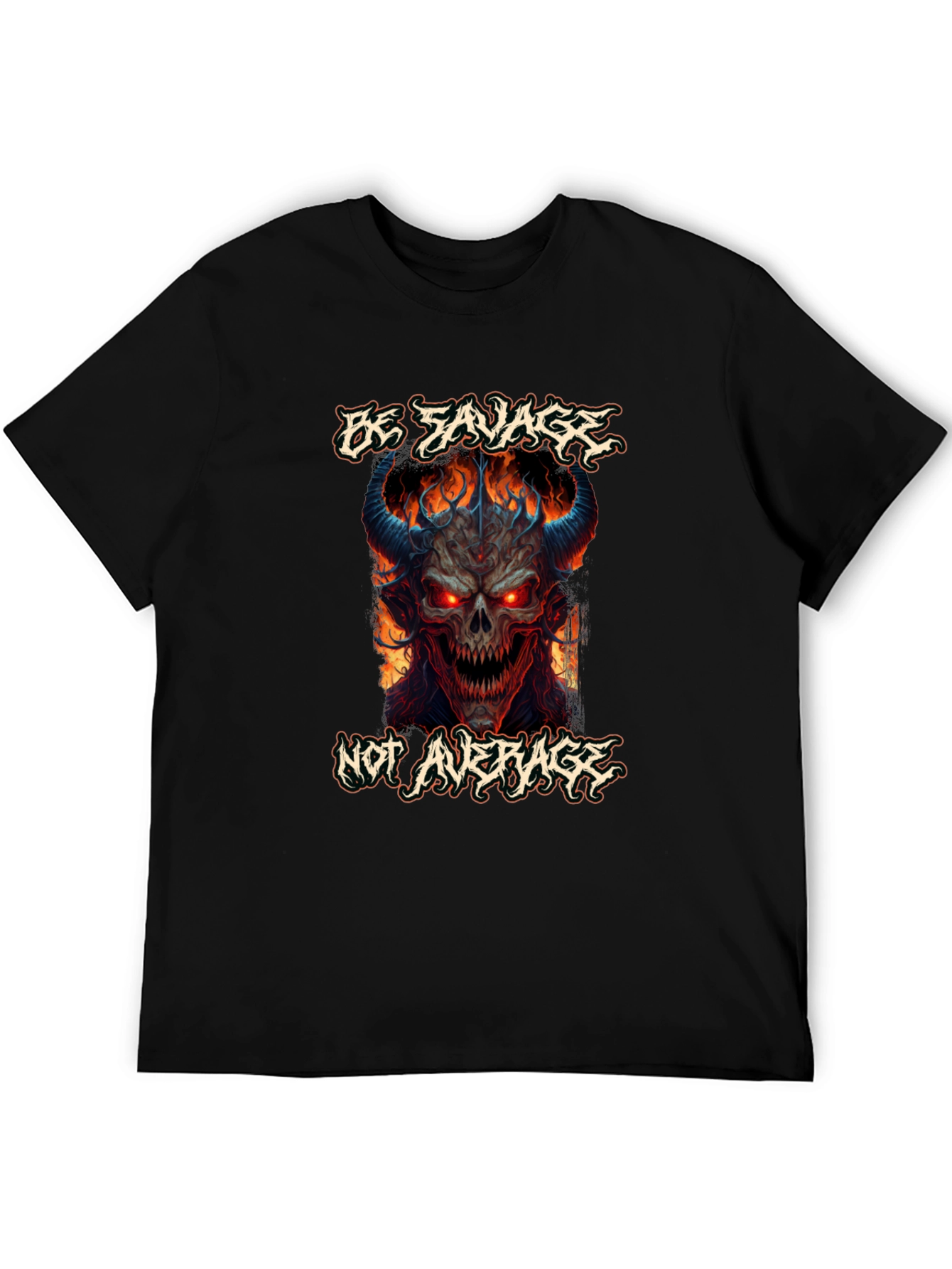 Be Savage Graphic Tee - Mens Black T-Shirt