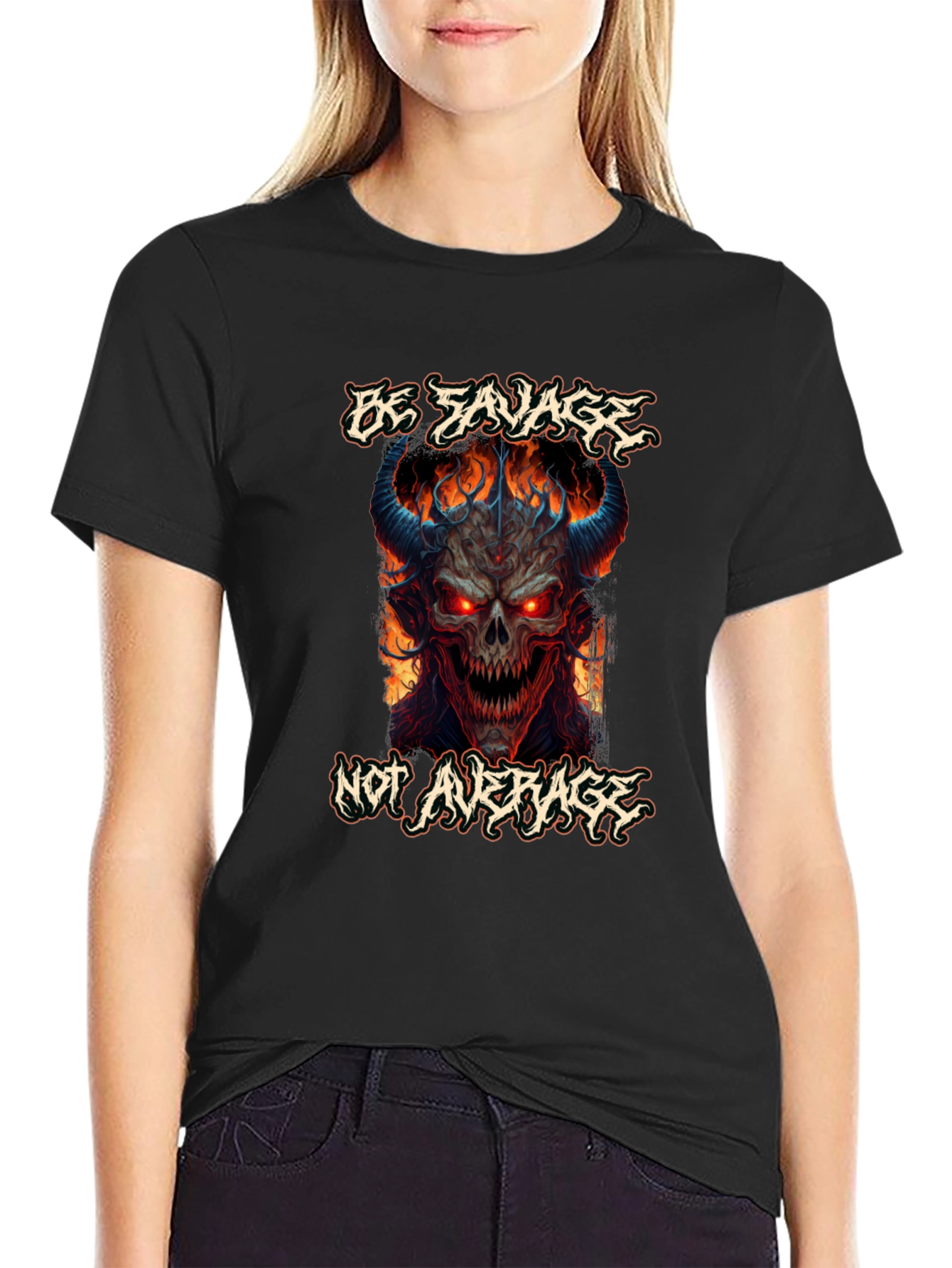 Be Savage Graphic Tee - Mens Black T-Shirt