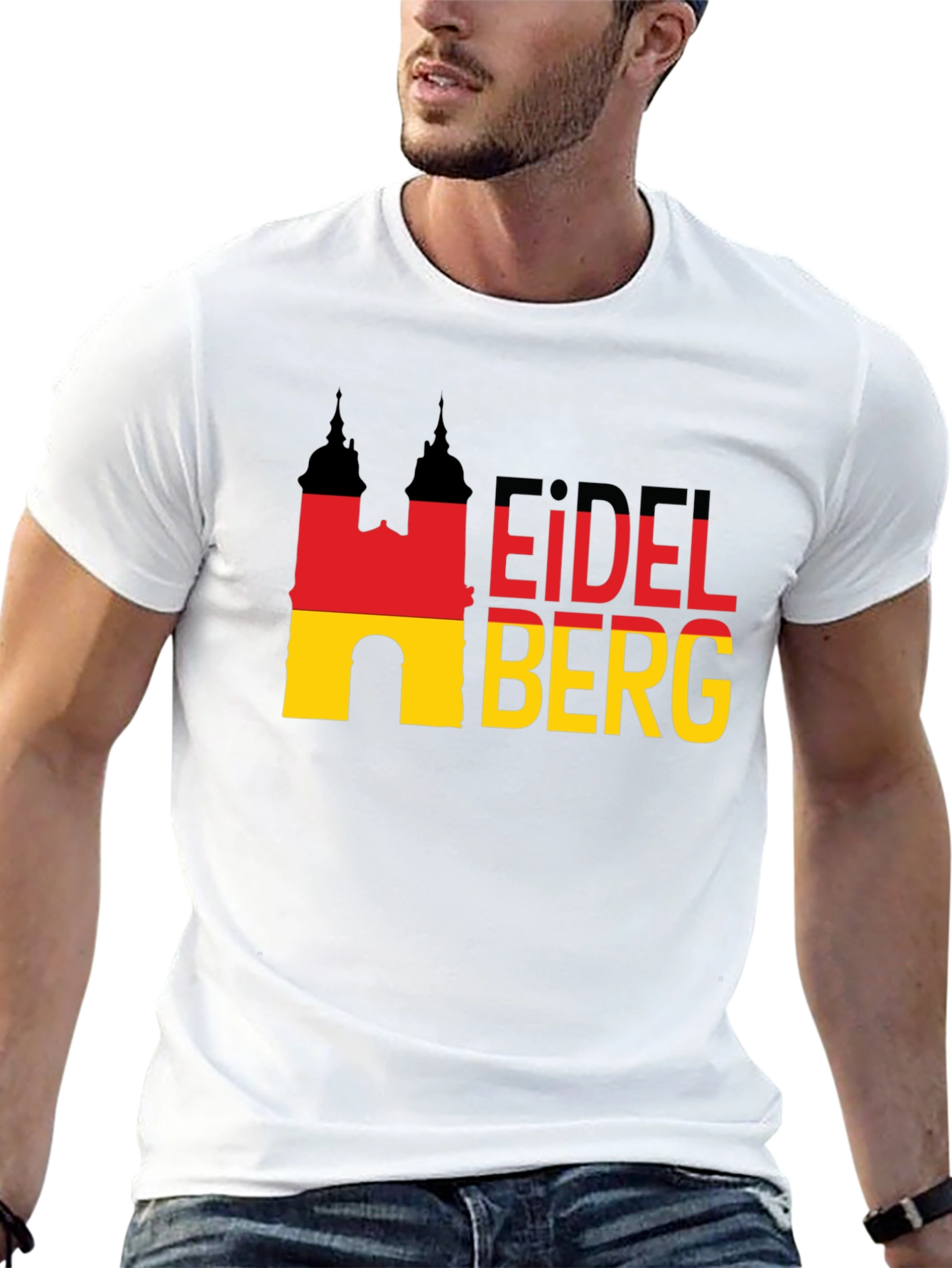Heidelberg Germany T-Shirt Black