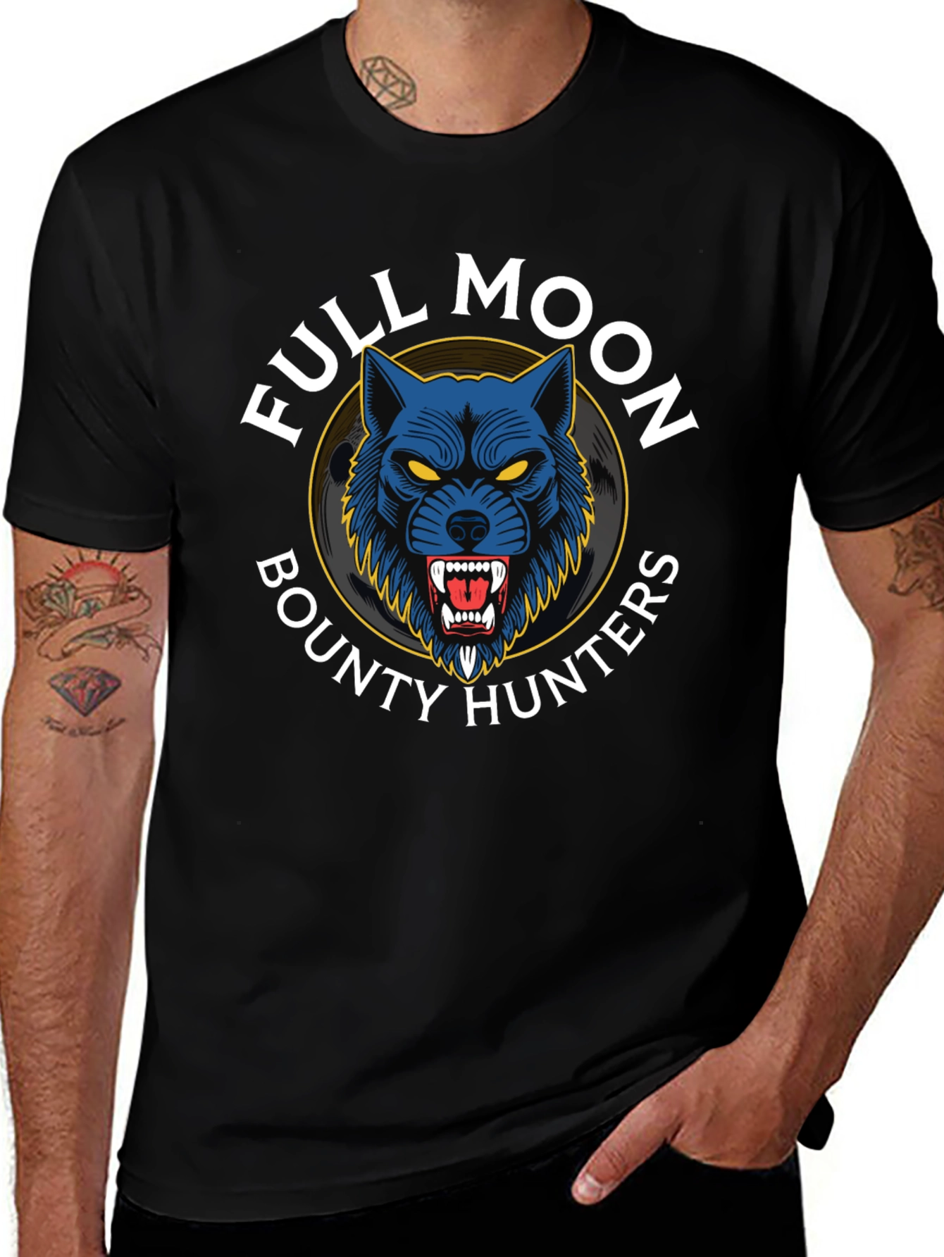 Full Moon Bounty Hunters Black T-Shirt