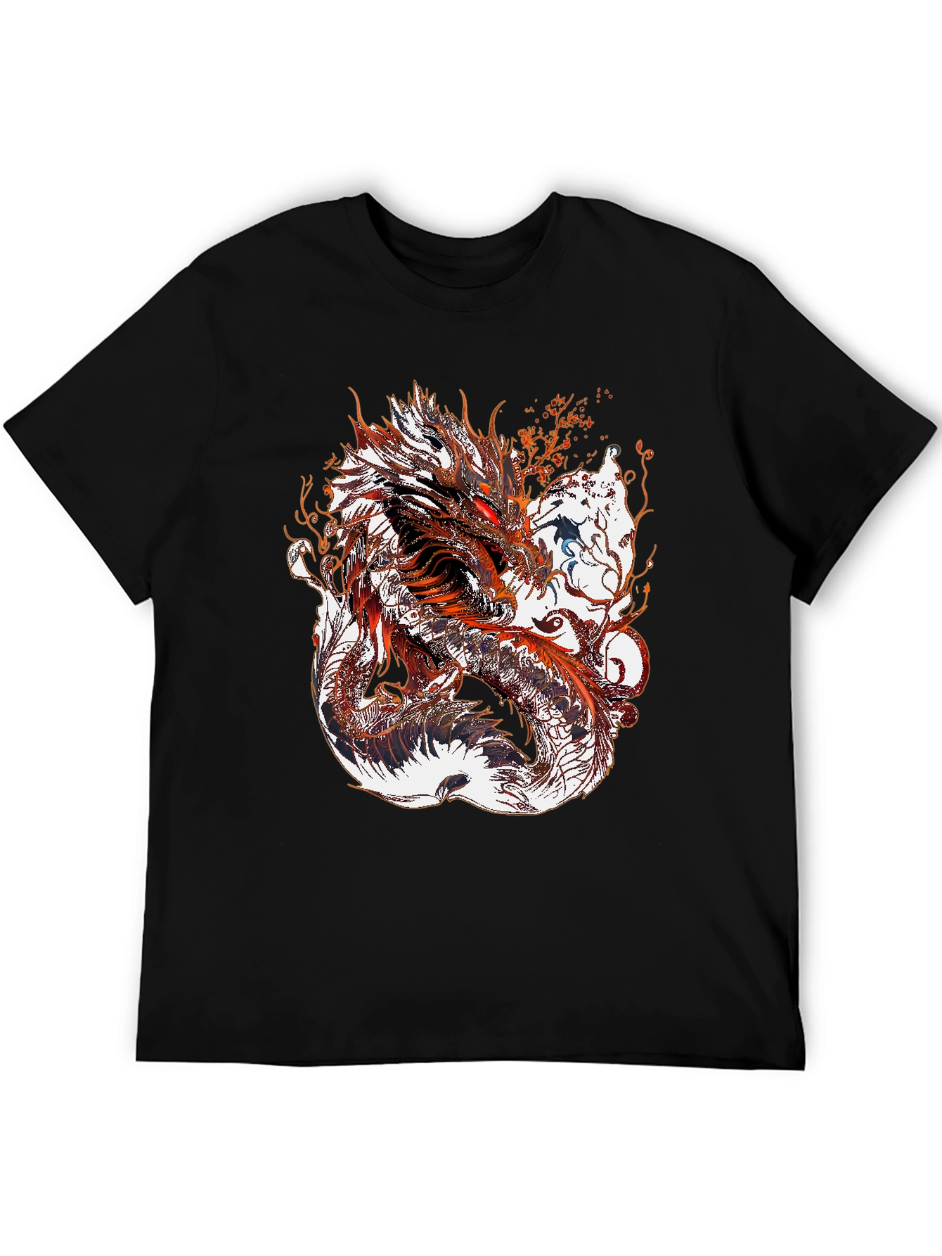Dragon Graphic Print T-Shirt