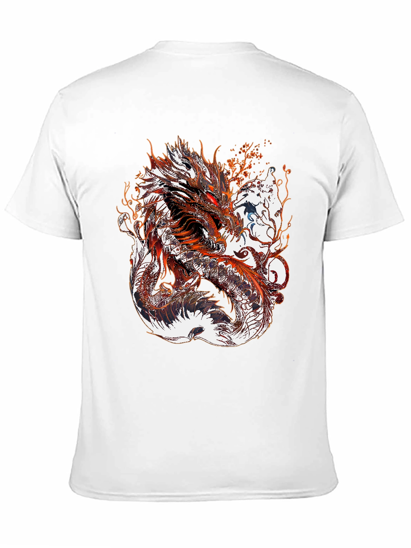 Dragon Graphic Print T-Shirt