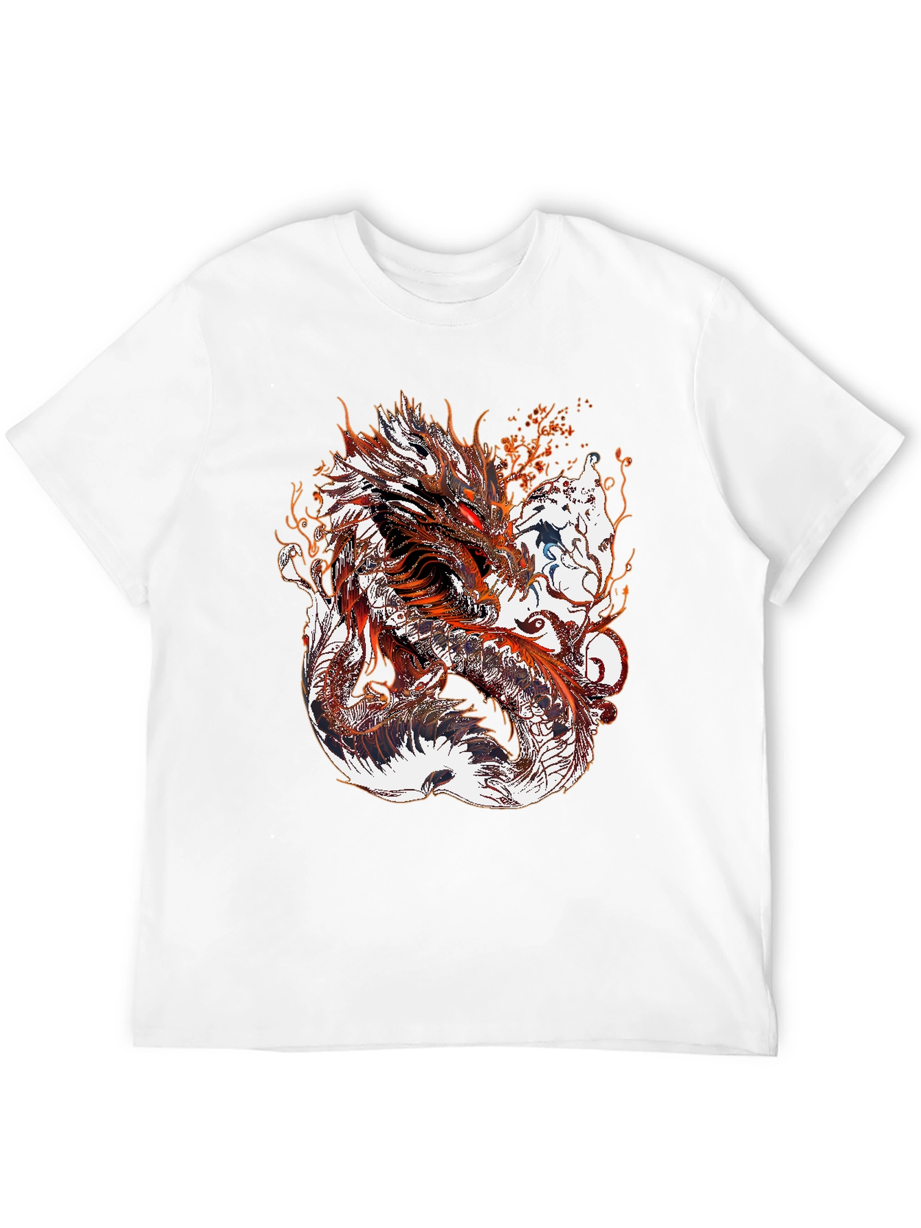 Dragon Graphic Print T-Shirt