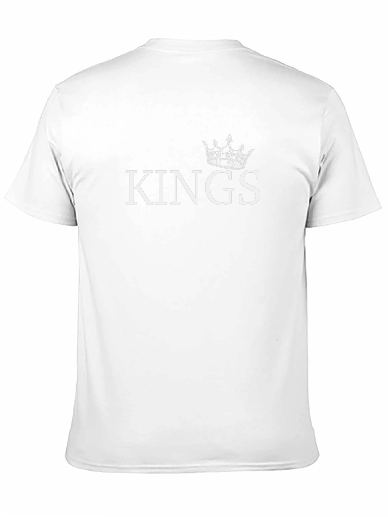 Kings Crown Graphic Tee - Black Cotton T-Shirt