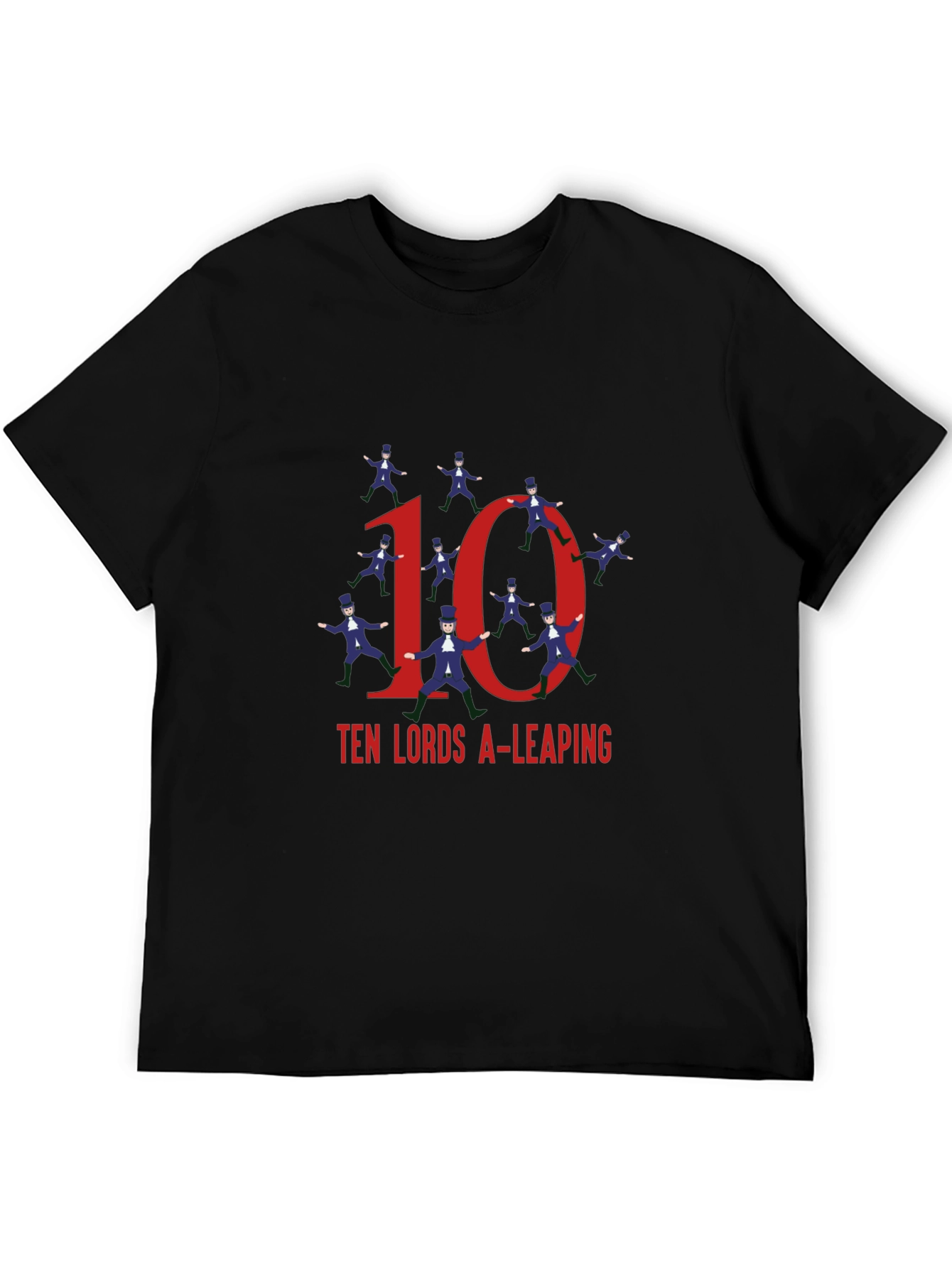 Ten Lords A-Leaping Graphic Tee