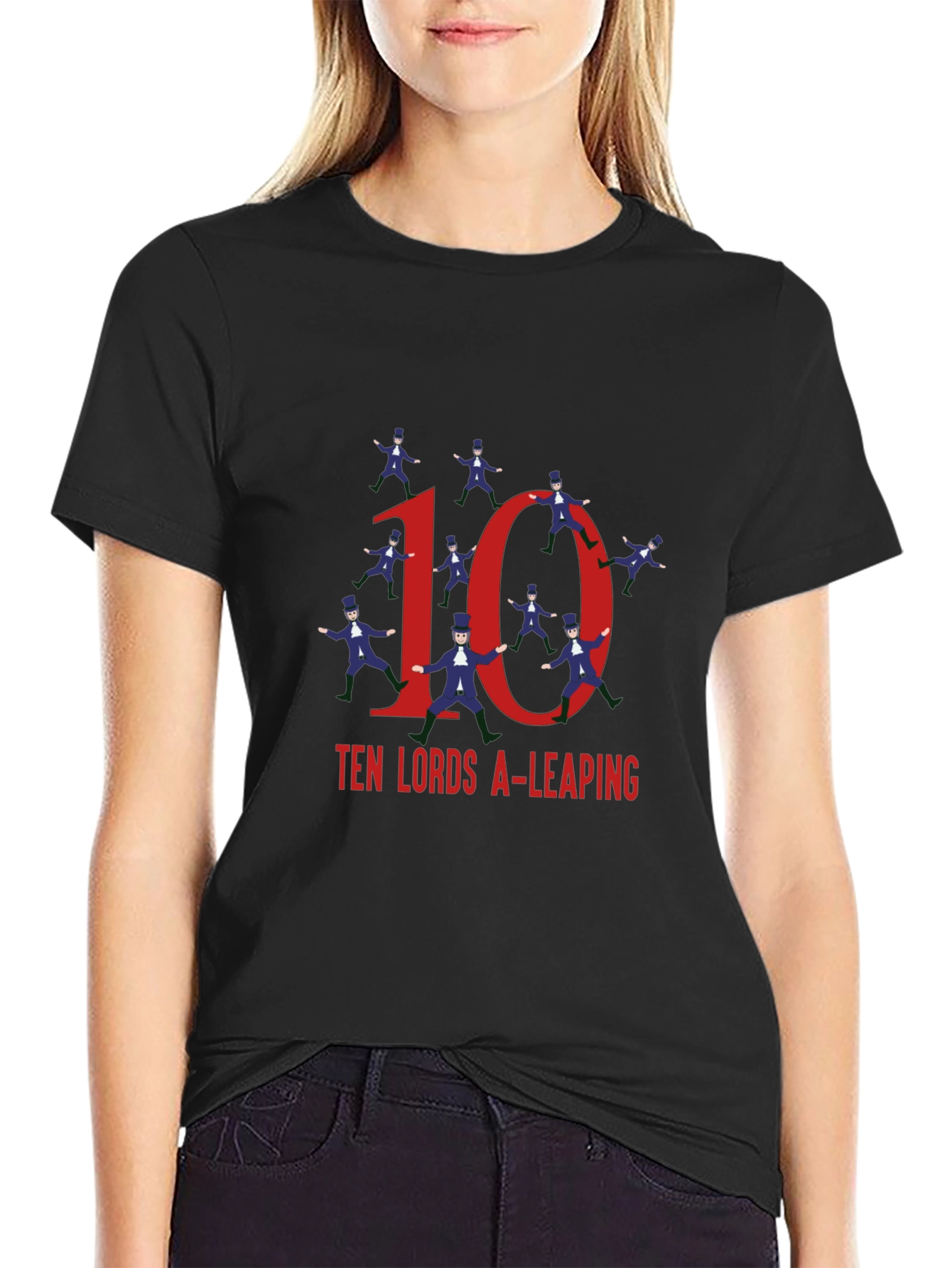 Ten Lords A-Leaping Graphic Tee