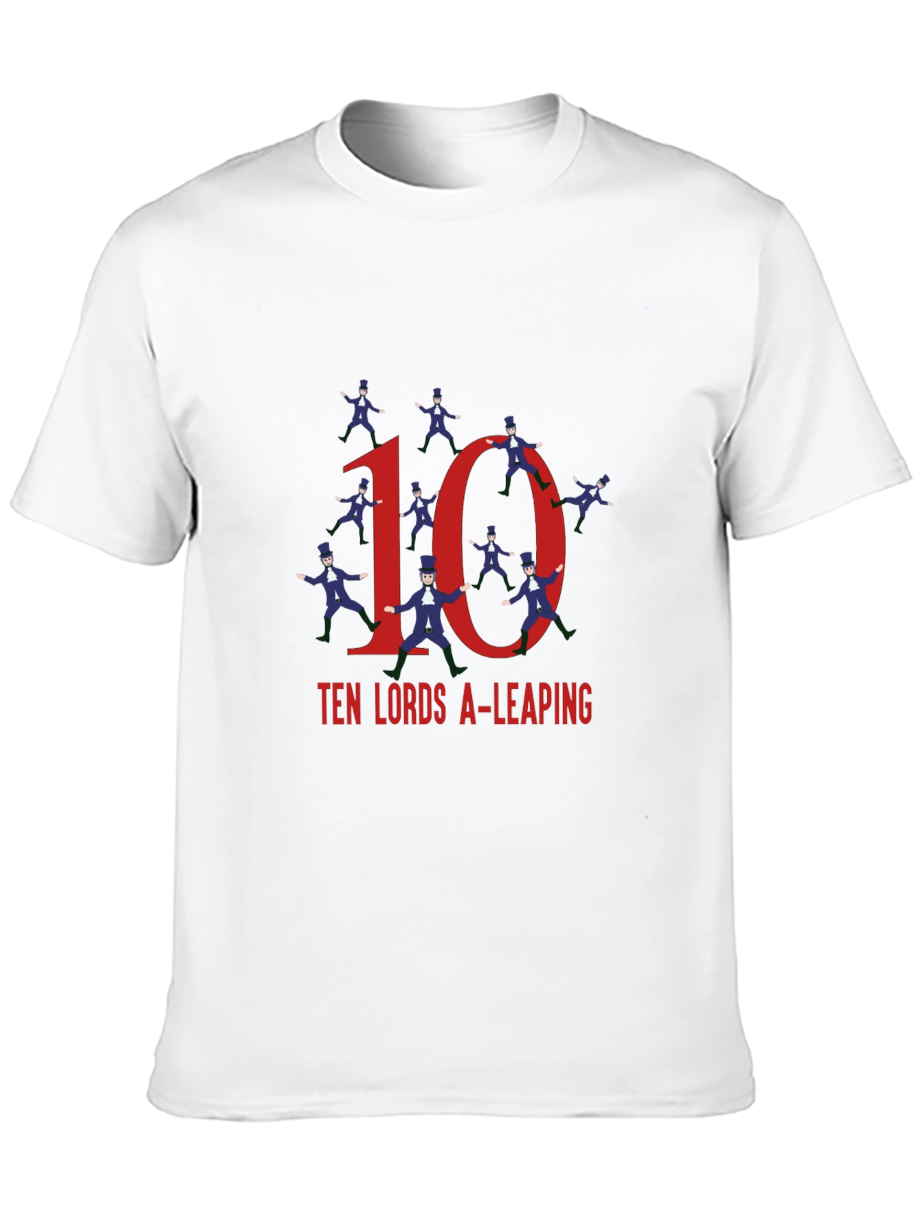 Ten Lords A-Leaping Graphic Tee