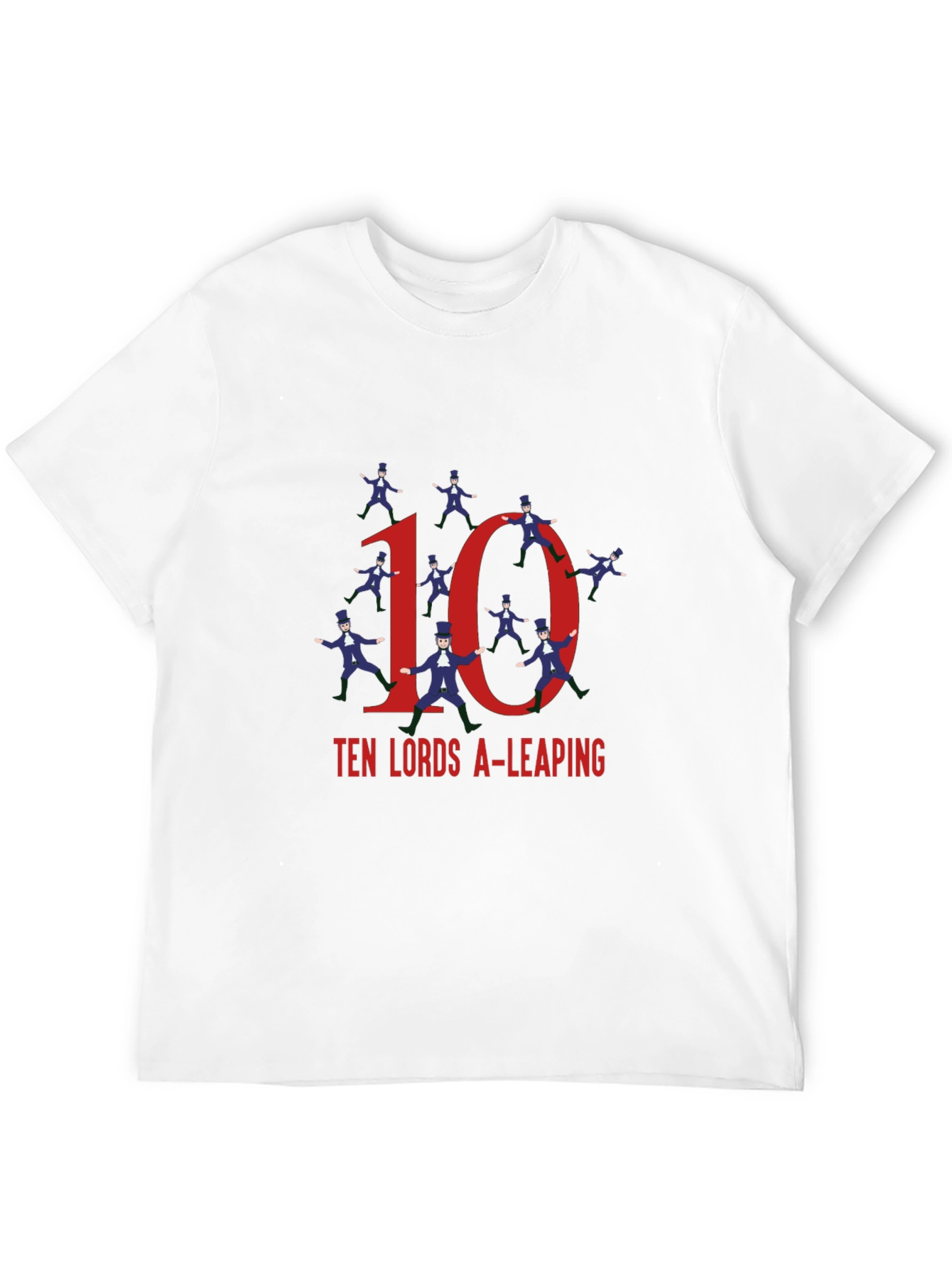 Ten Lords A-Leaping Graphic Tee