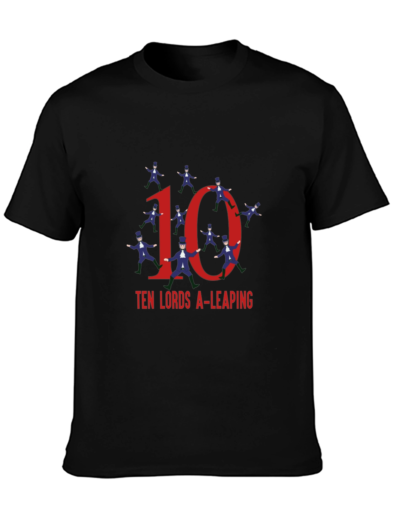 Ten Lords A-Leaping Graphic Tee
