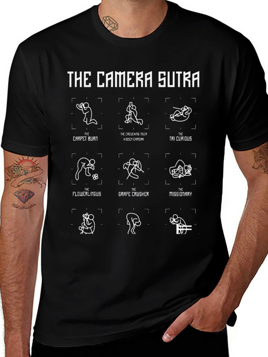The Camera Sutra Black Graphic T-Shirt