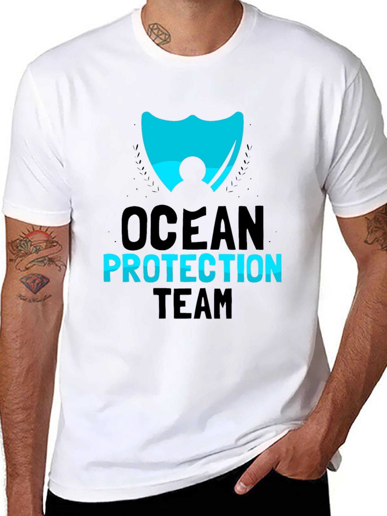 Ocean Protection Team Black T-Shirt