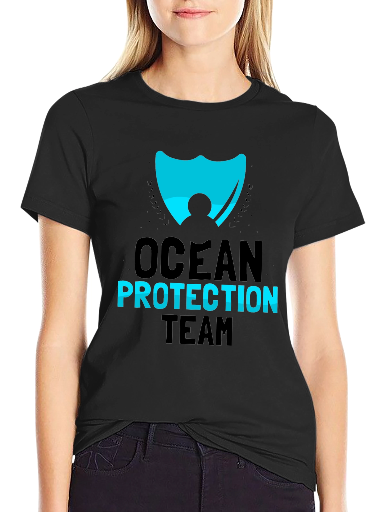 Ocean Protection Team Black T-Shirt