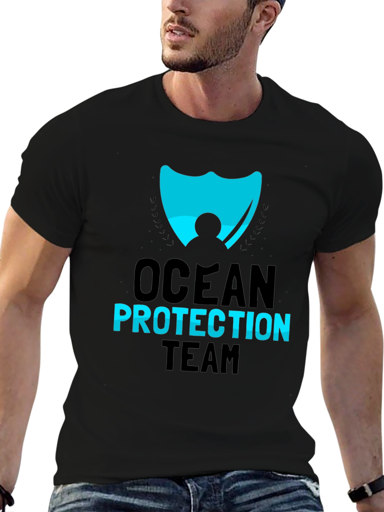 Ocean Protection Team Black T-Shirt