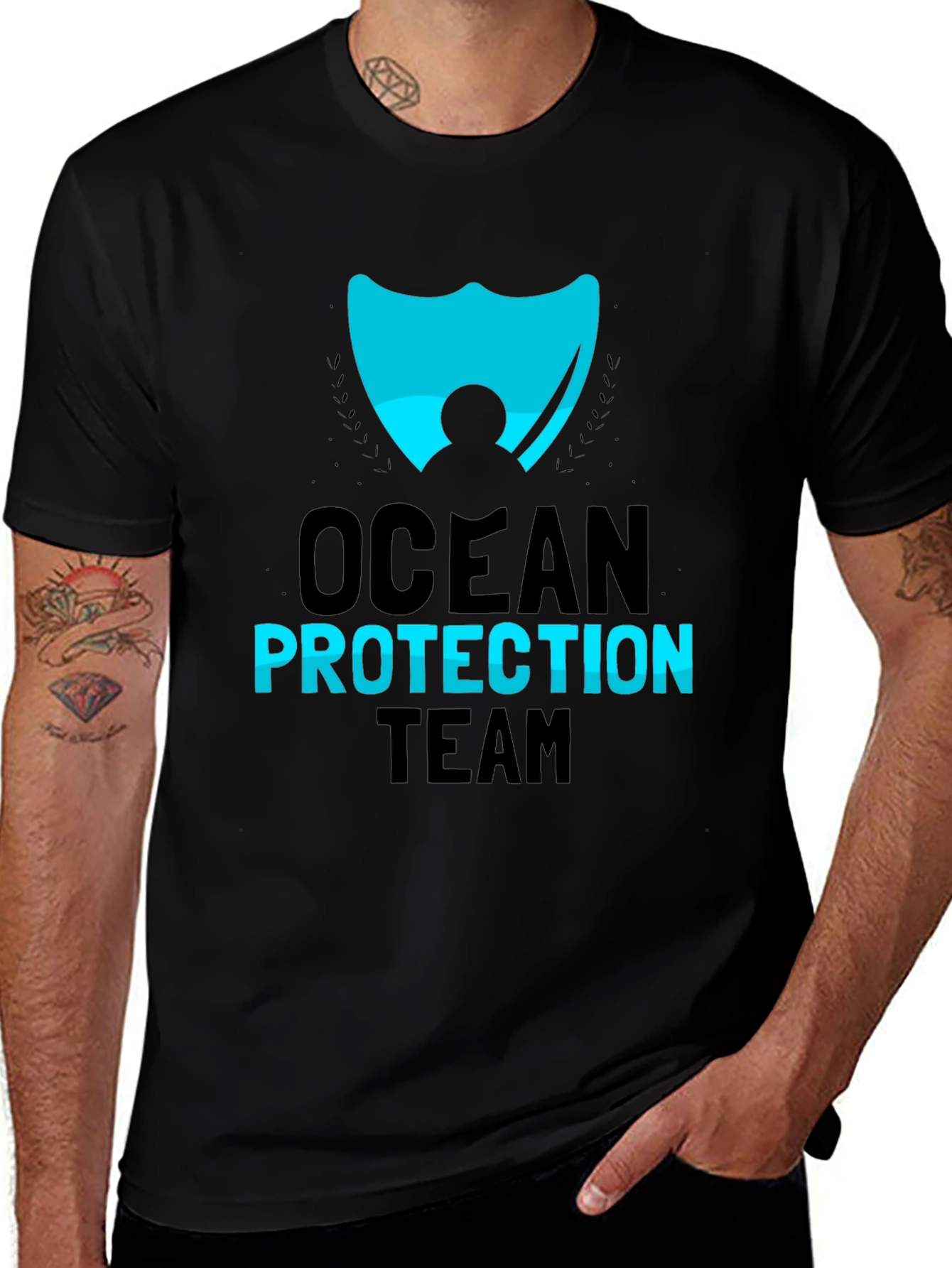 Ocean Protection Team Black T-Shirt