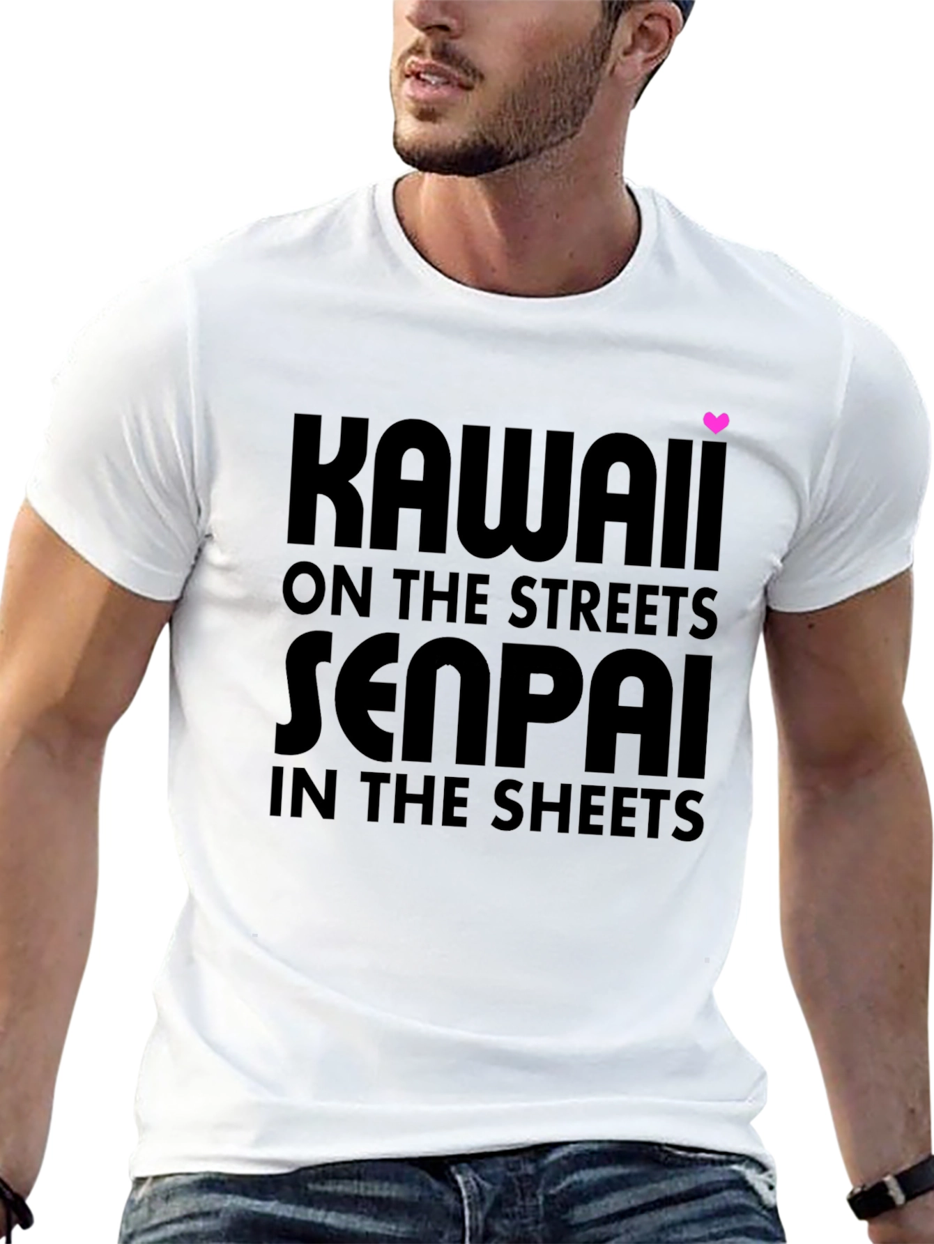 Kawaii Senpai T-Shirt - Street Style Anime Tee