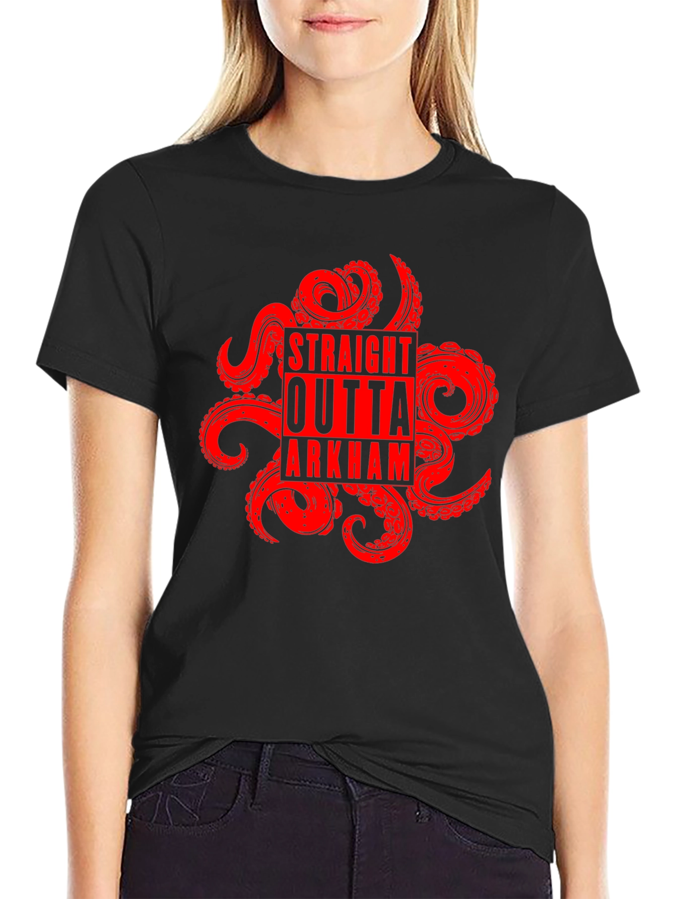 Straight Outta Arkham Graphic T-Shirt