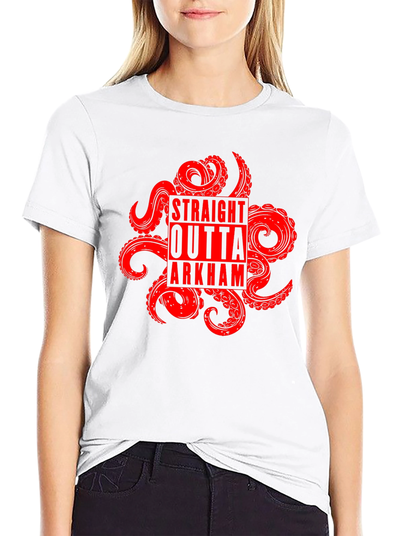 Straight Outta Arkham Graphic T-Shirt