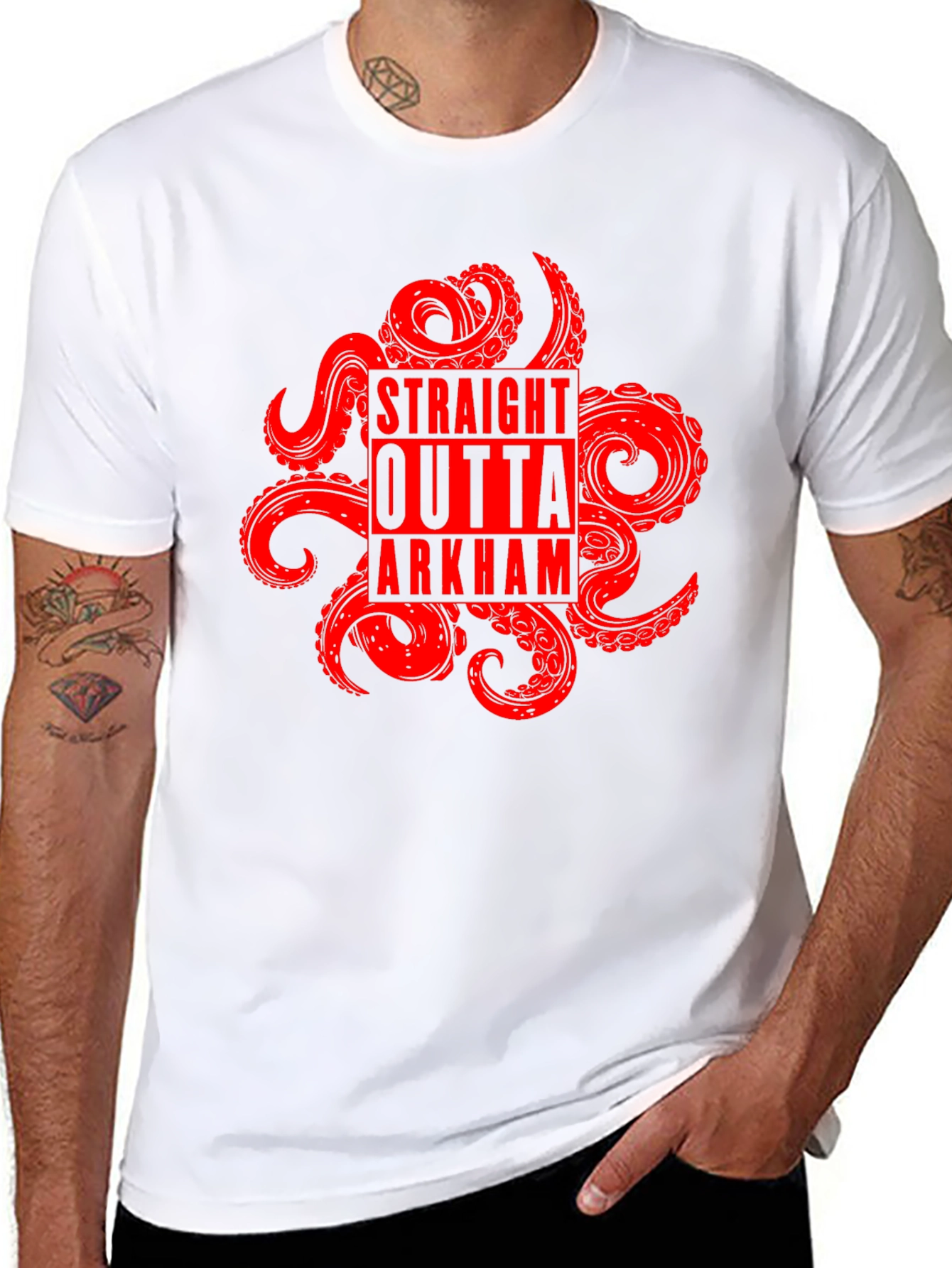 Straight Outta Arkham Graphic T-Shirt