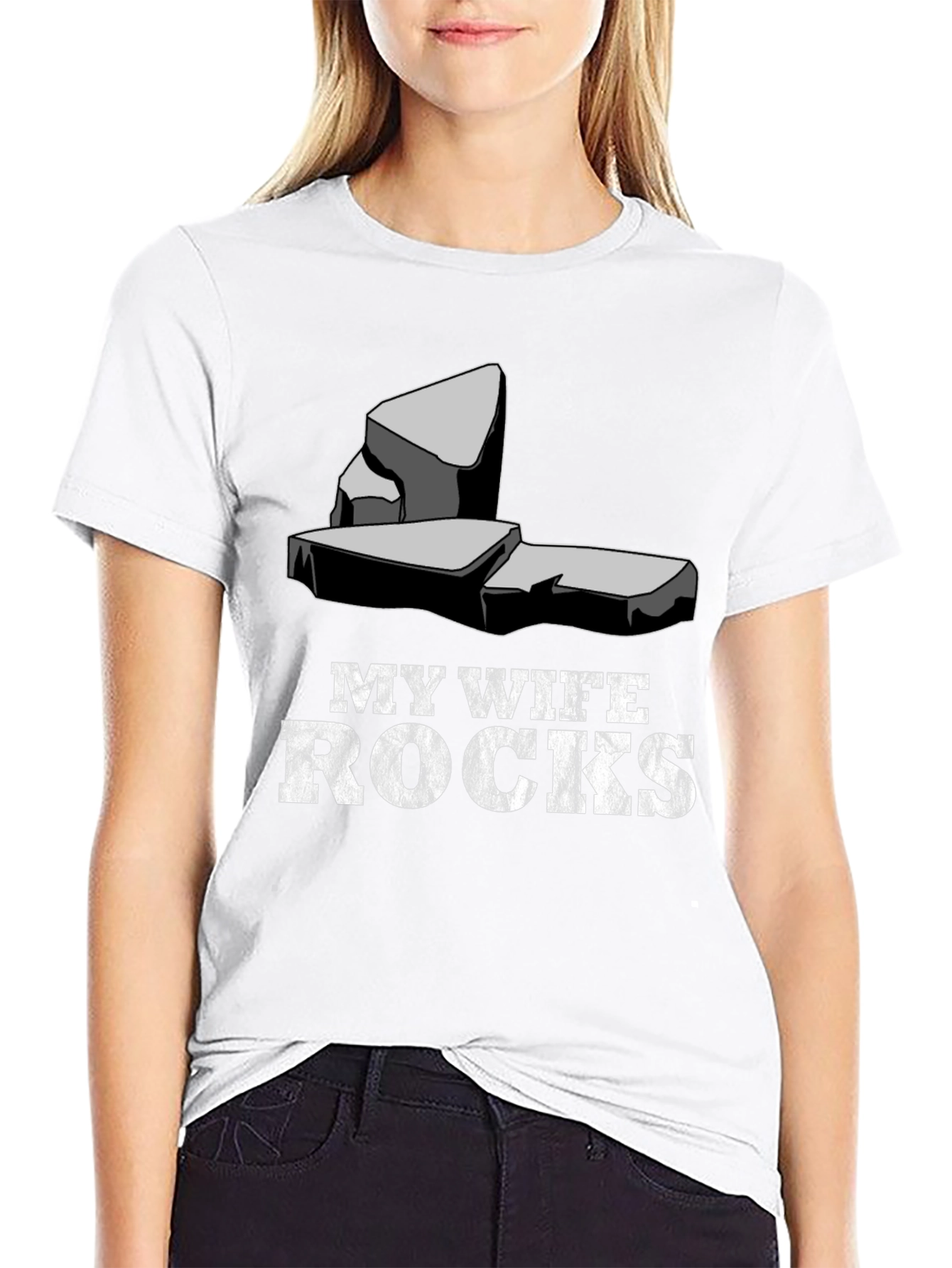 My Wife Rocks T-Shirt - Husband Gift