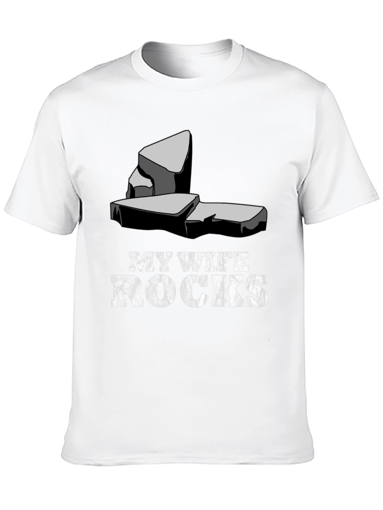 My Wife Rocks T-Shirt - Husband Gift