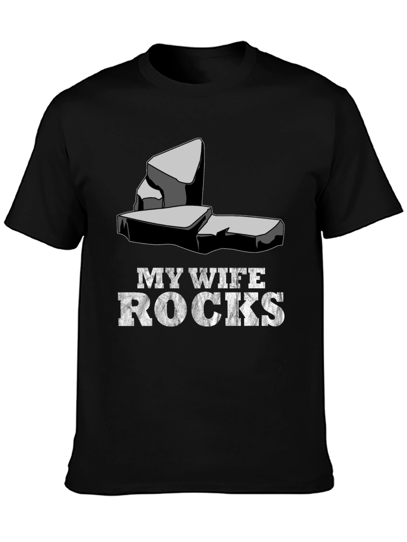 My Wife Rocks T-Shirt - Husband Gift